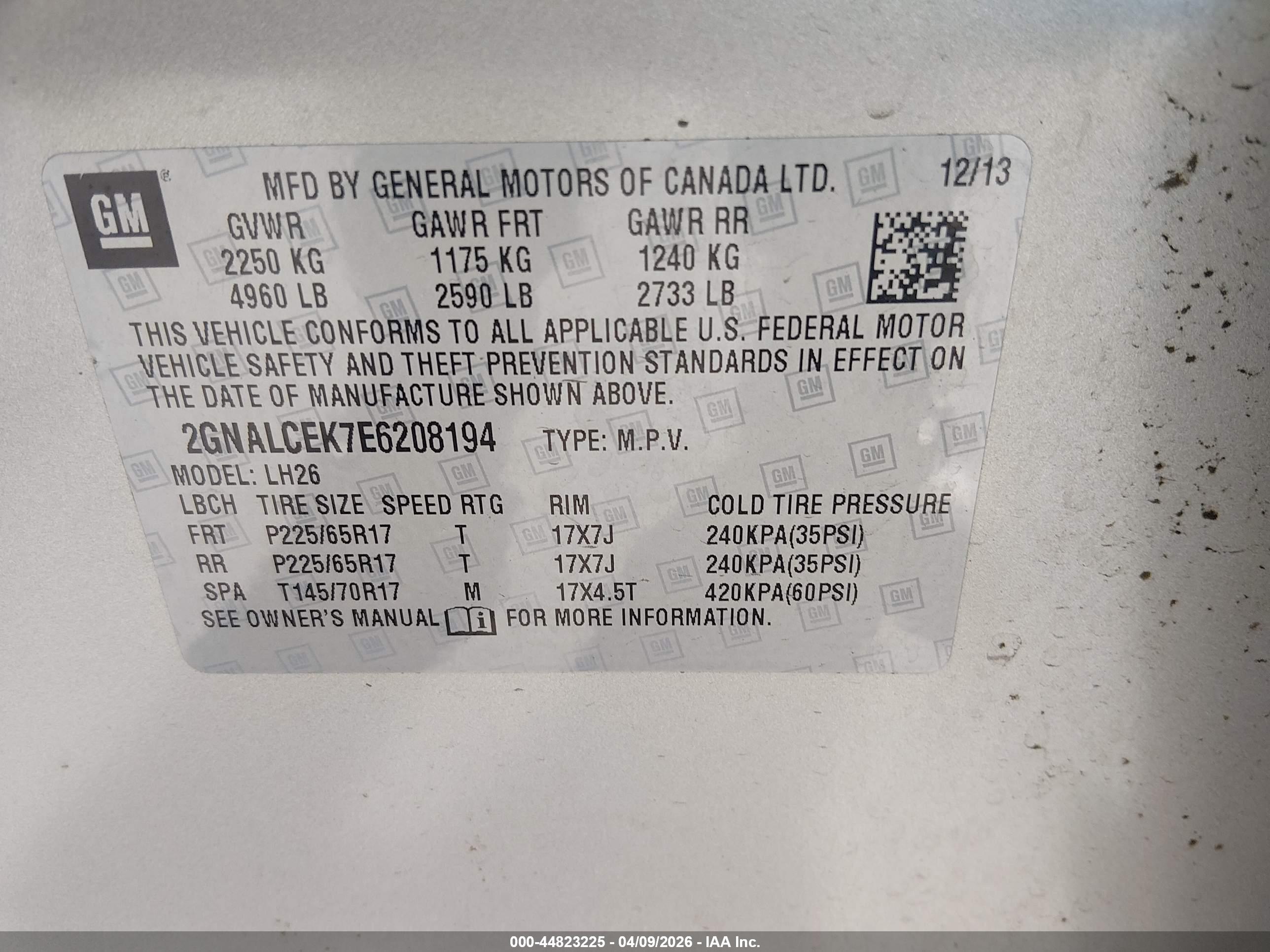 CHEVROLET EQUINOX image 9