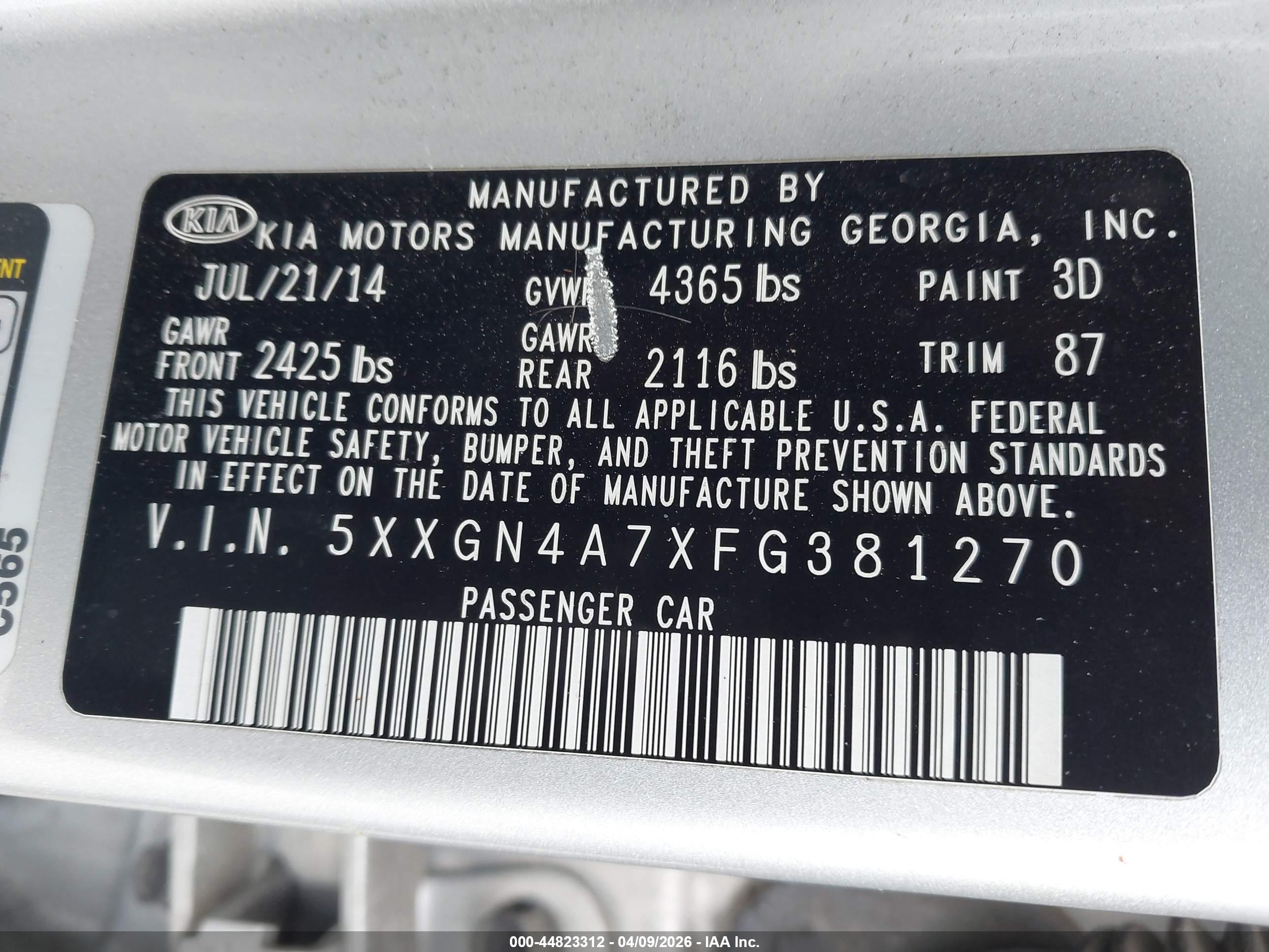 KIA OPTIMA image 9