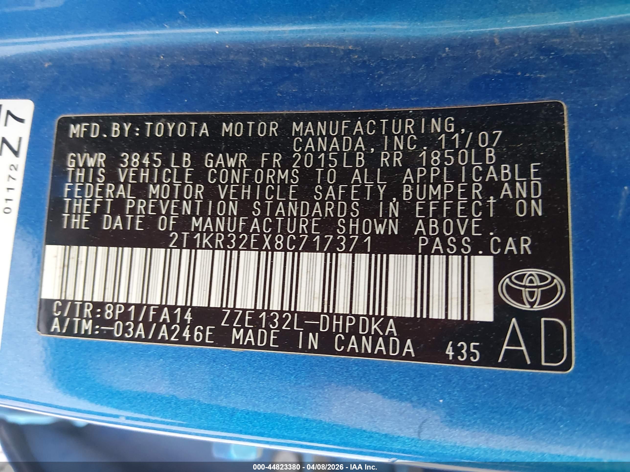 TOYOTA MATRIX image 9