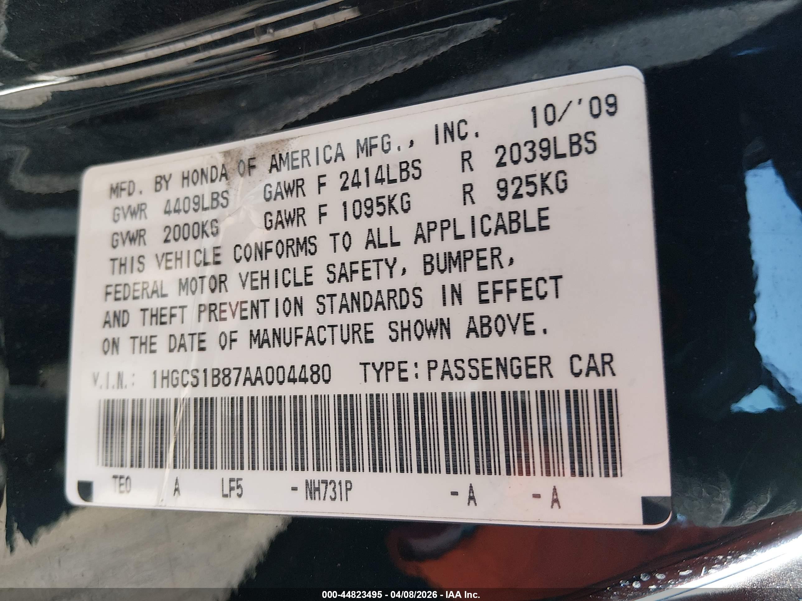 HONDA ACCORD image 9