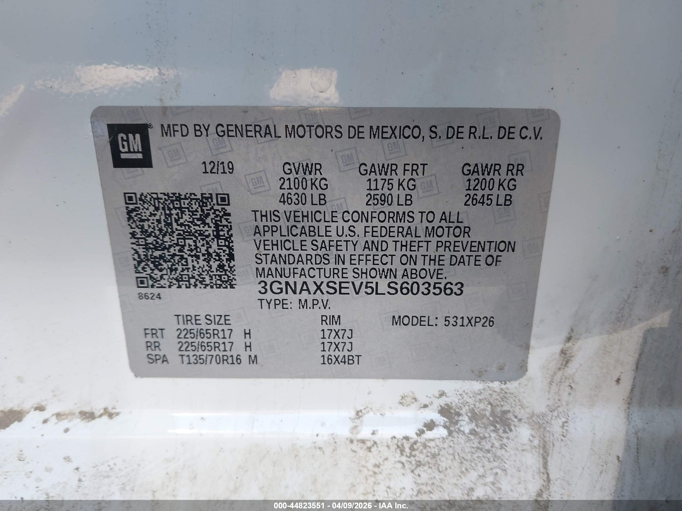 CHEVROLET EQUINOX image 9
