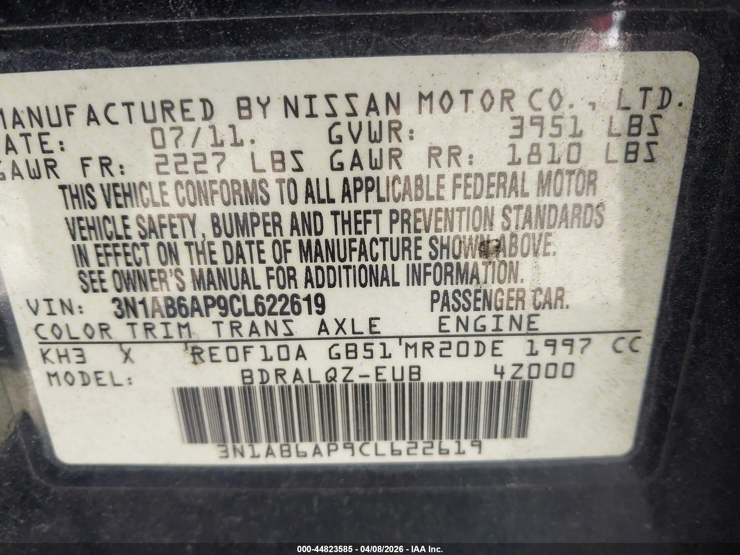 NISSAN SENTRA image 9