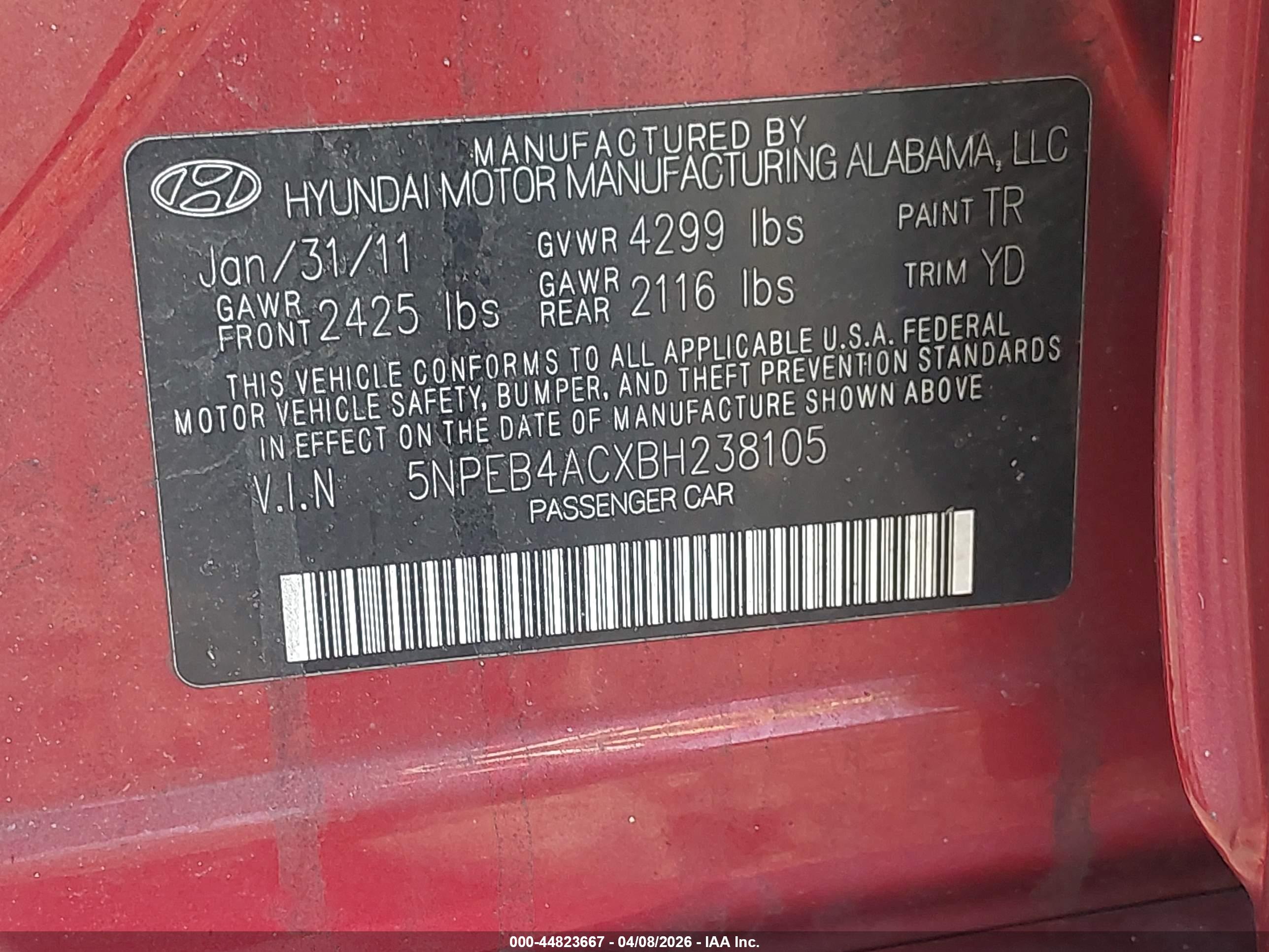 HYUNDAI SONATA image 9