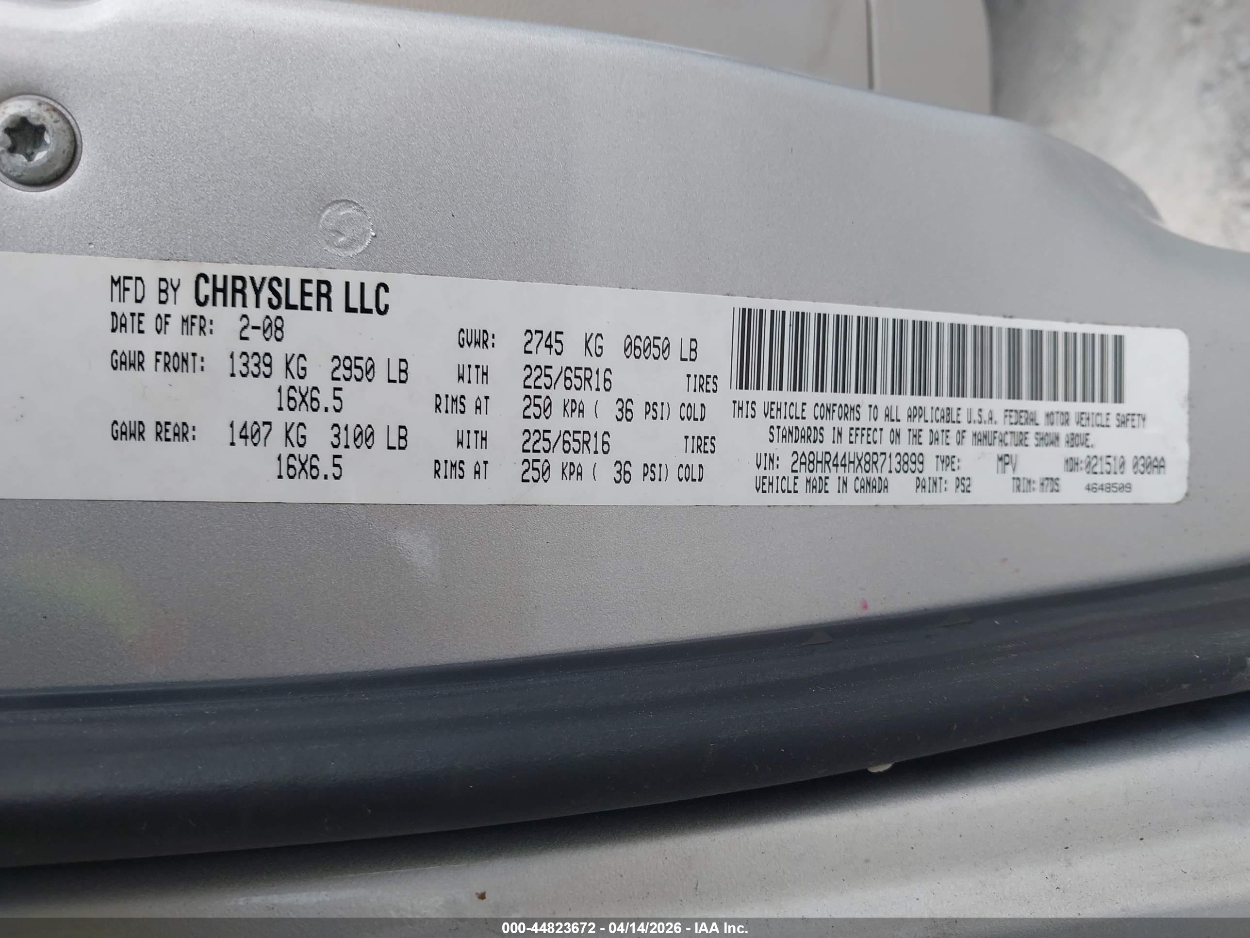 CHRYSLER TOWN image 9