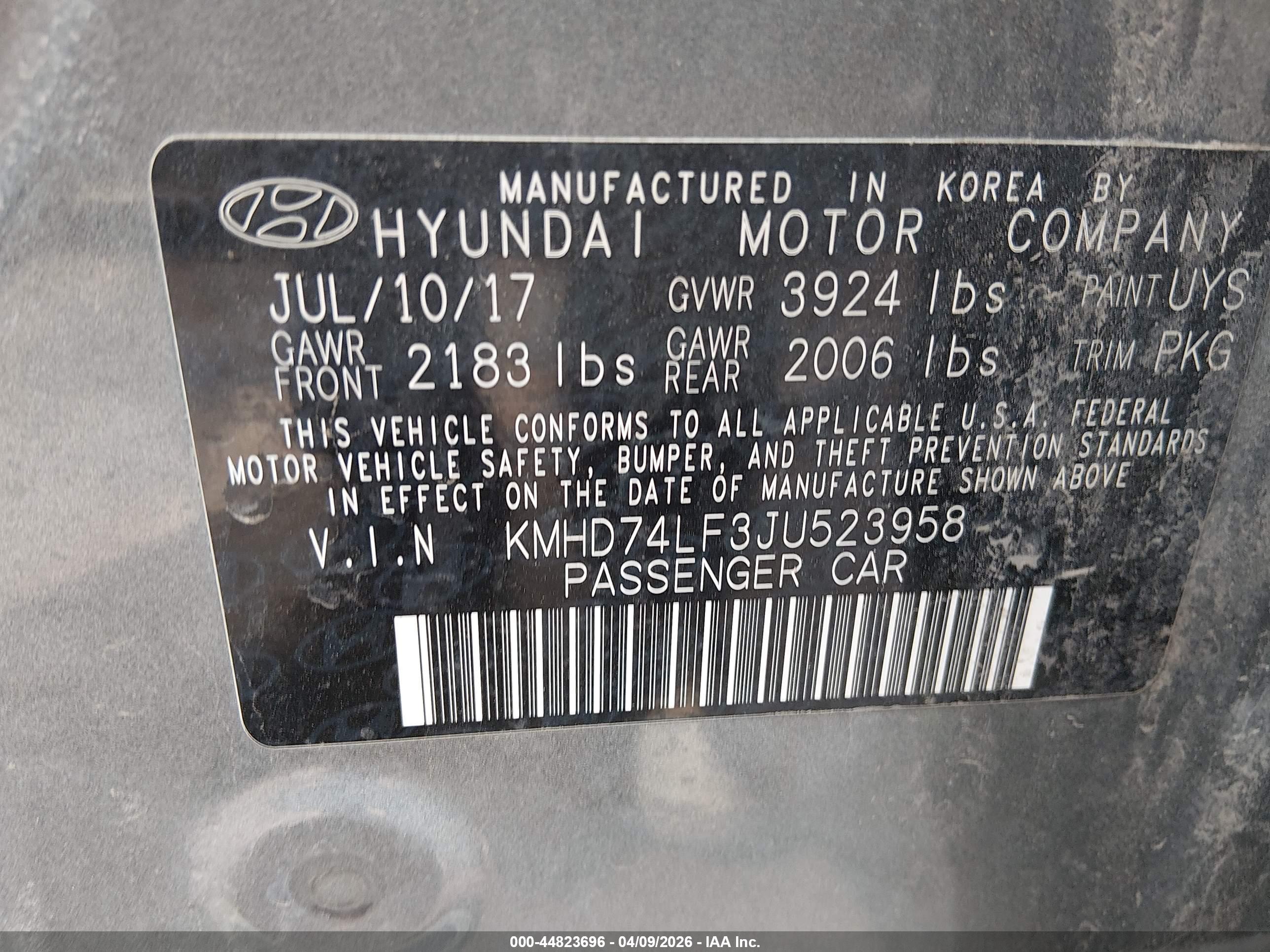 HYUNDAI ELANTRA image 9