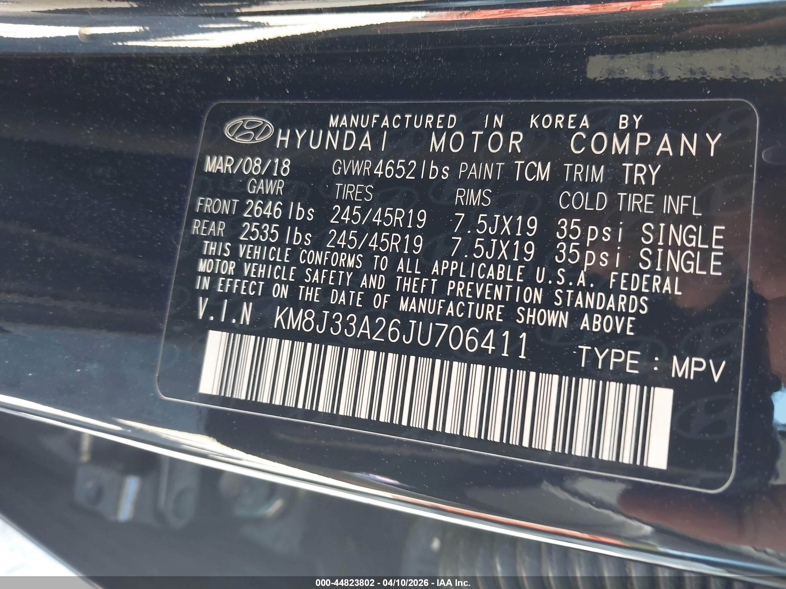 HYUNDAI TUCSON image 9