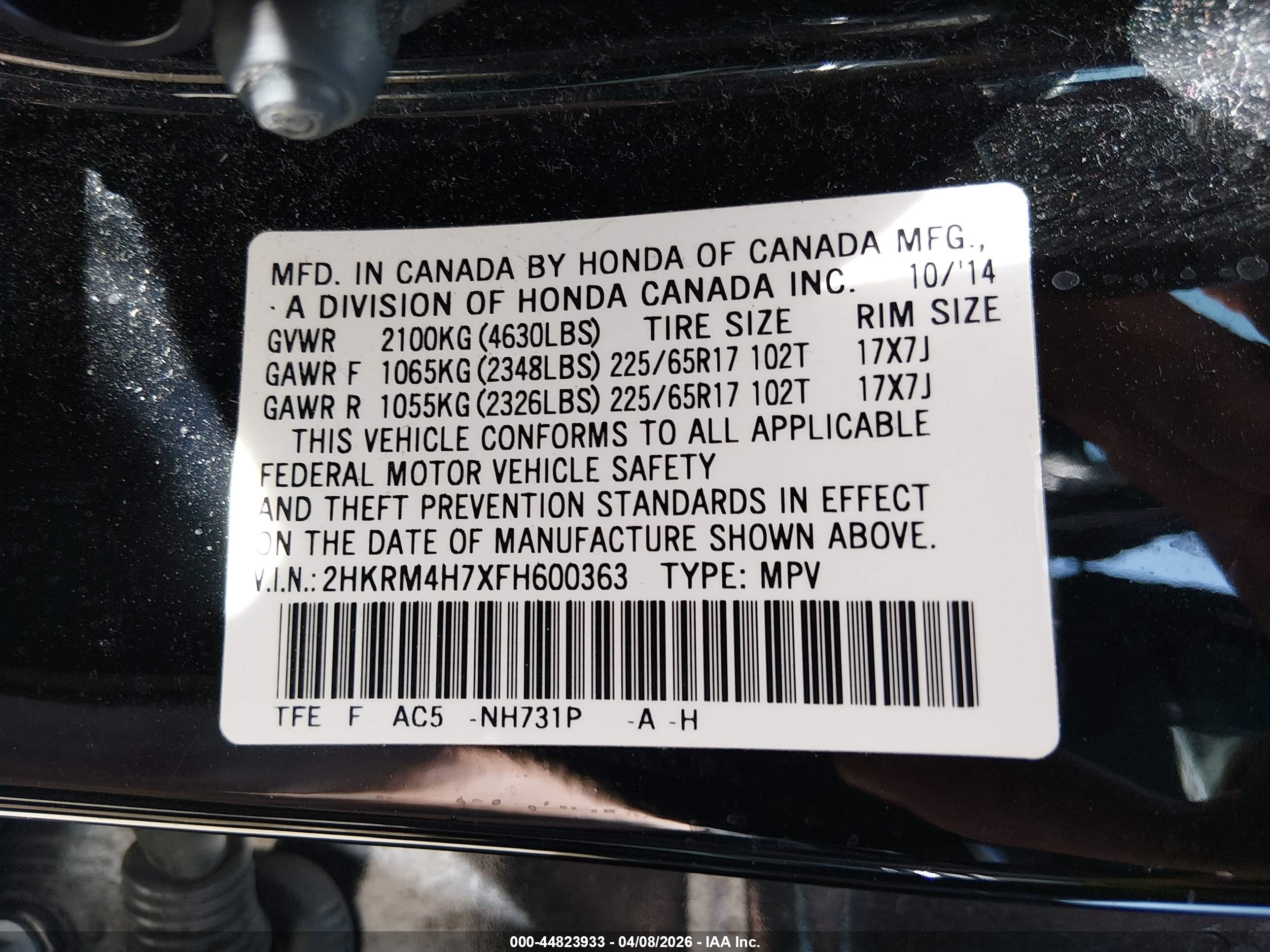 HONDA CR-V image 9