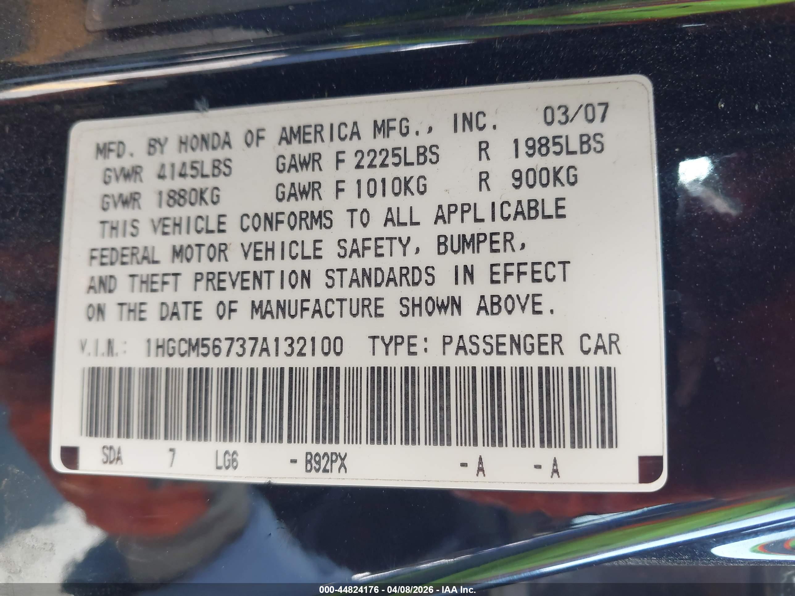 HONDA ACCORD image 9