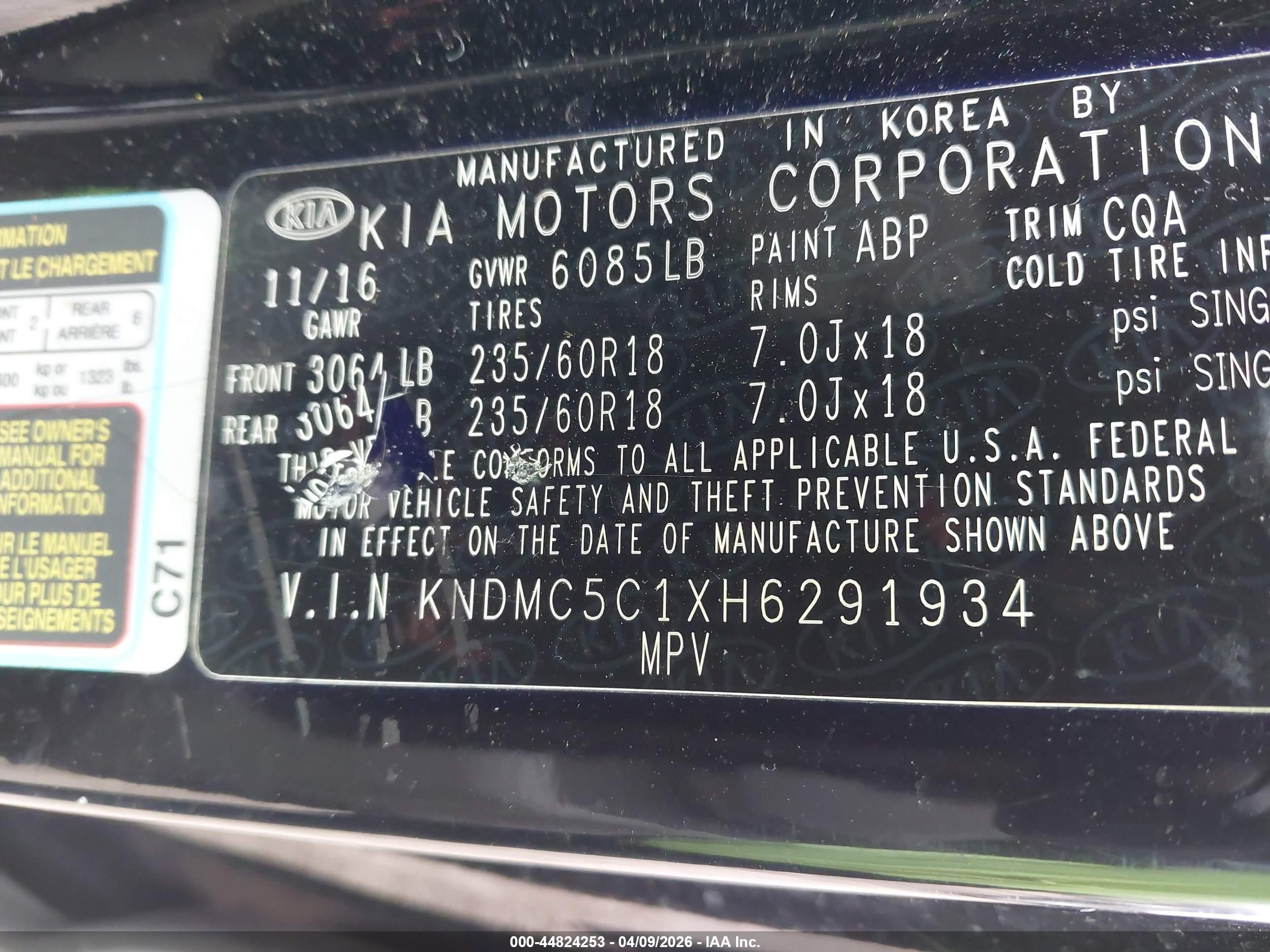 KIA SEDONA image 9