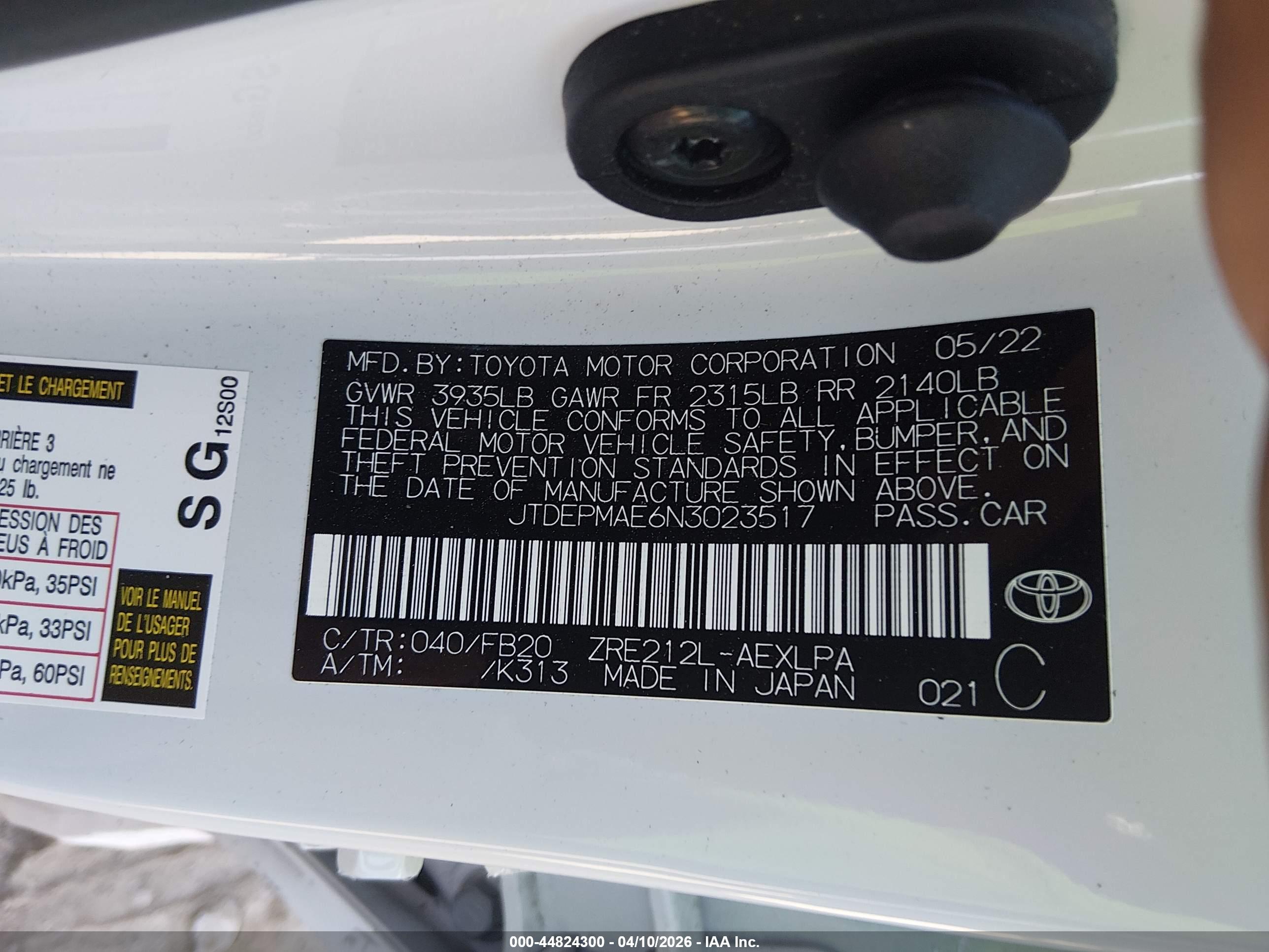 TOYOTA COROLLA image 9