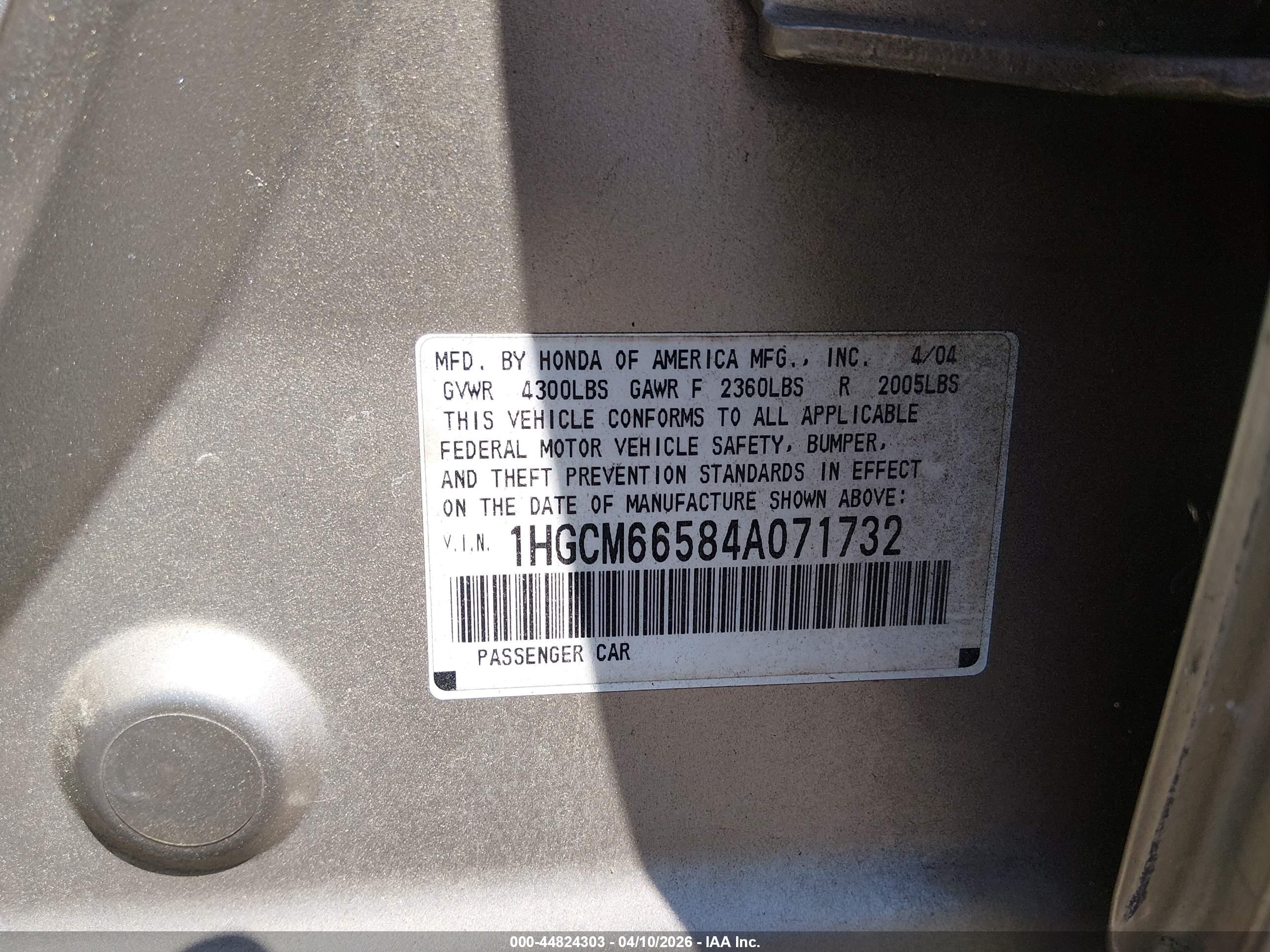 HONDA ACCORD image 9