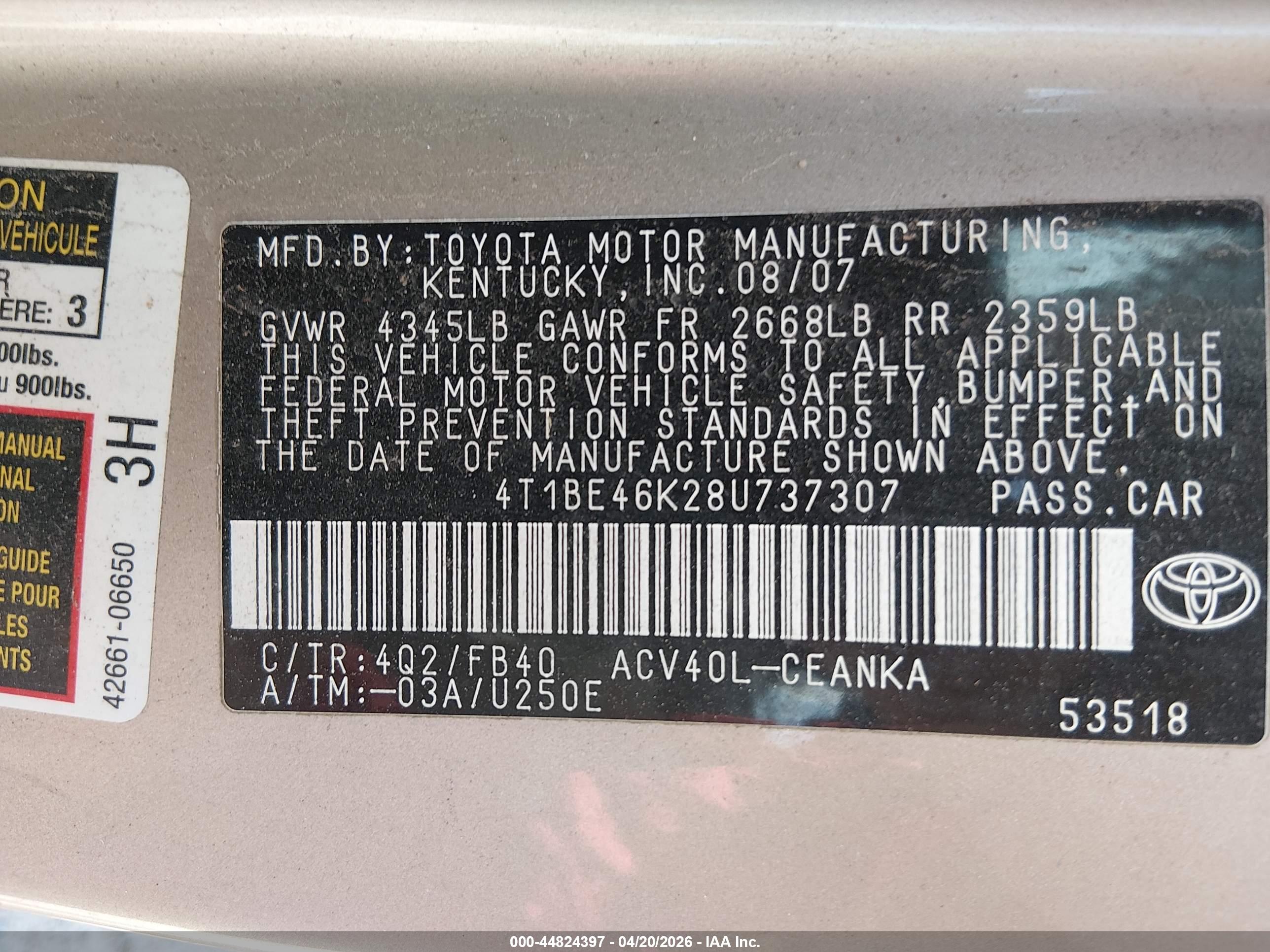TOYOTA CAMRY image 9