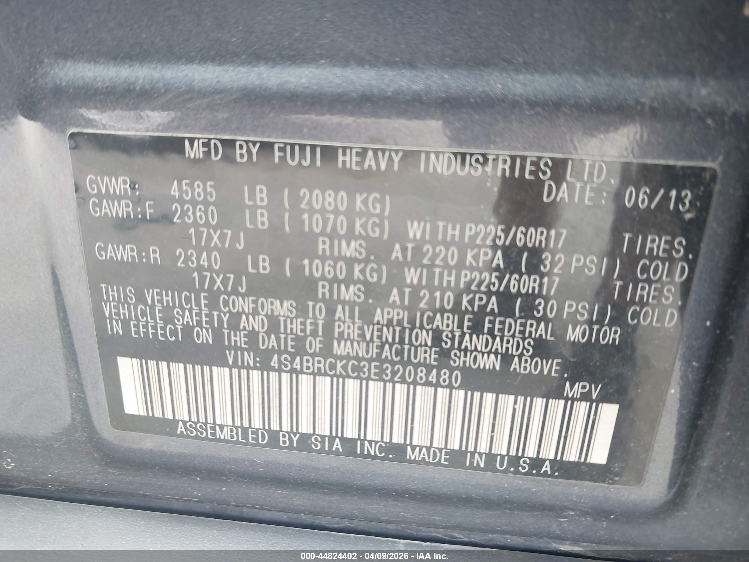 SUBARU OUTBACK image 9