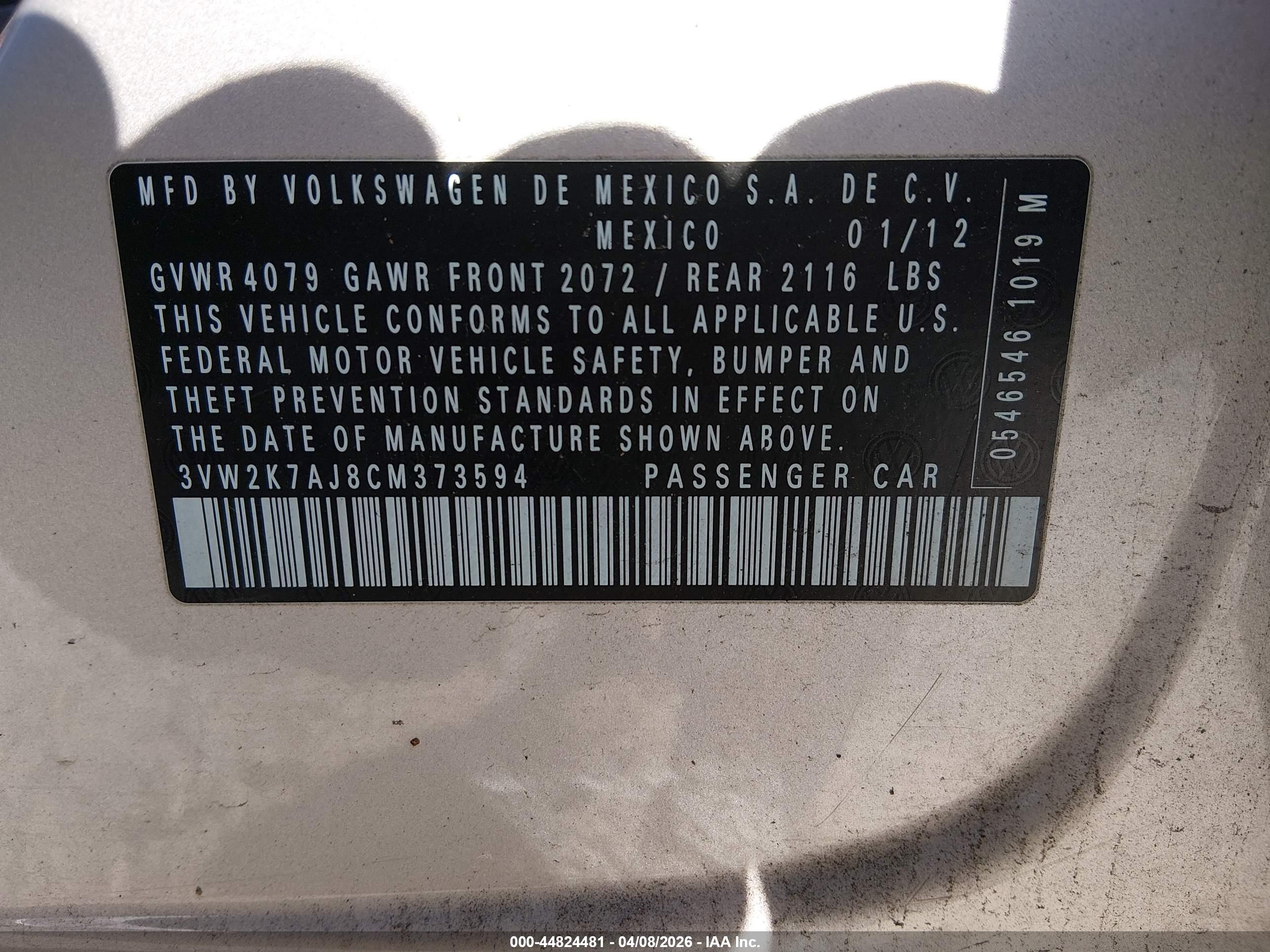 VOLKSWAGEN JETTA image 9