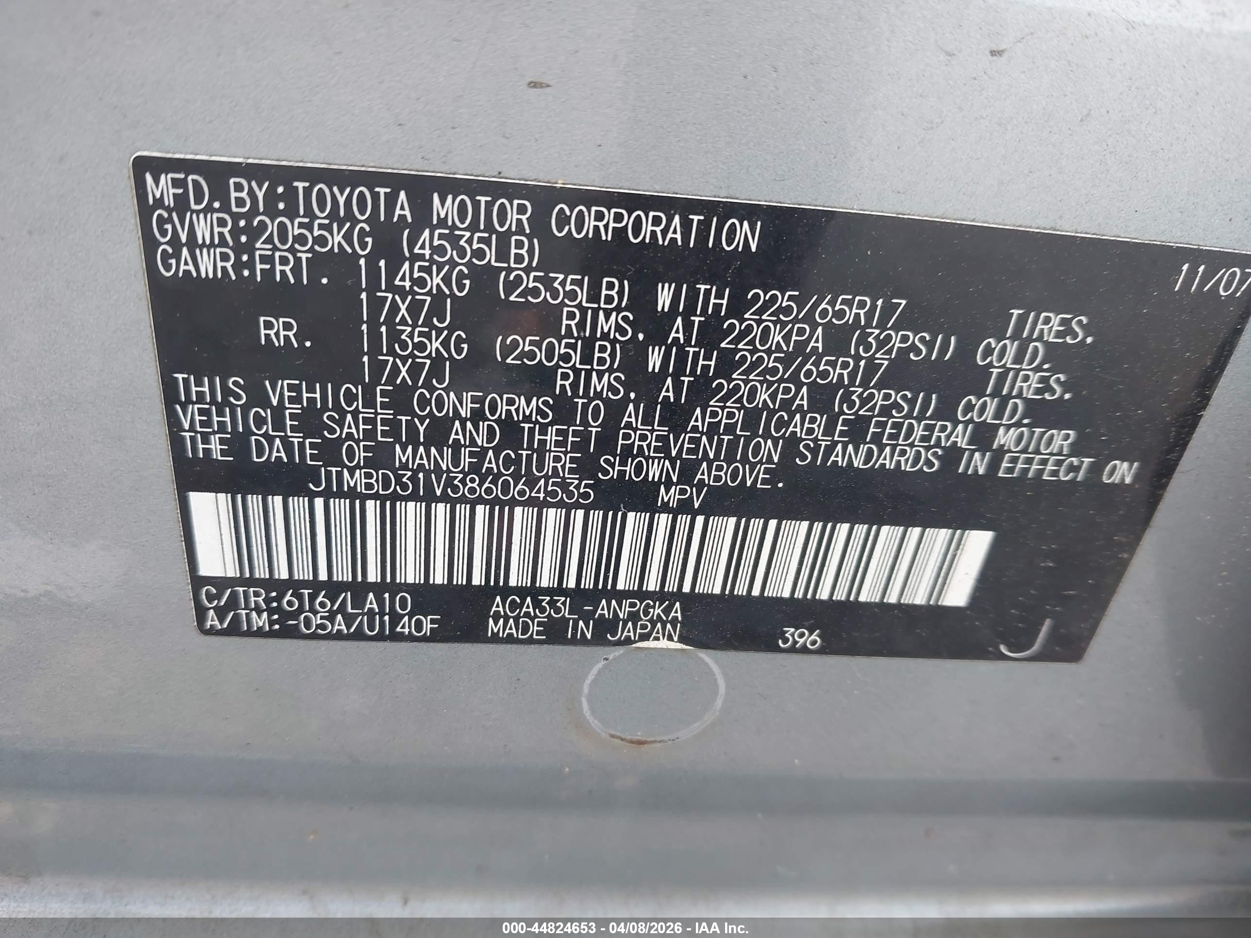 TOYOTA RAV4 image 9