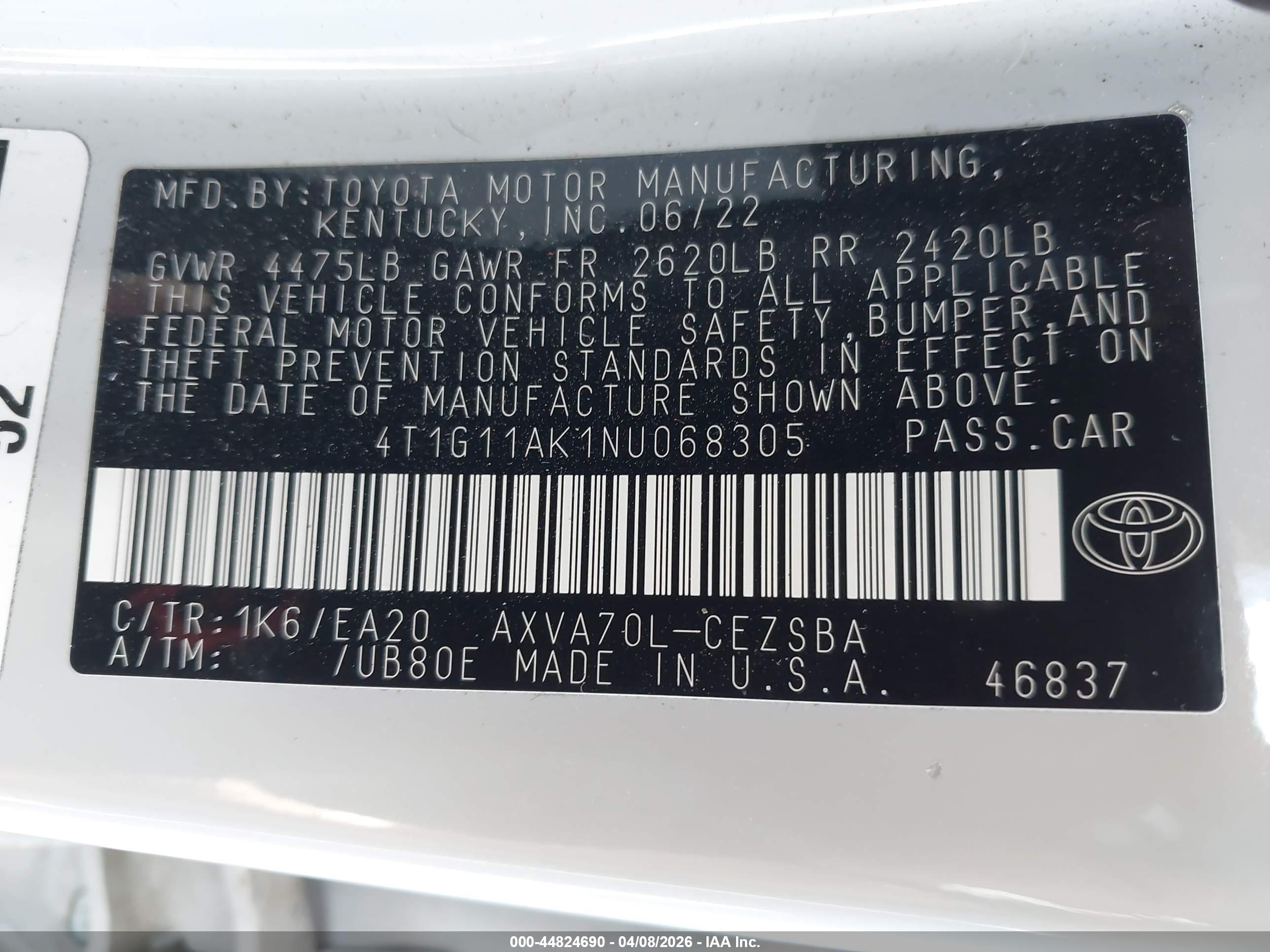 TOYOTA CAMRY image 9