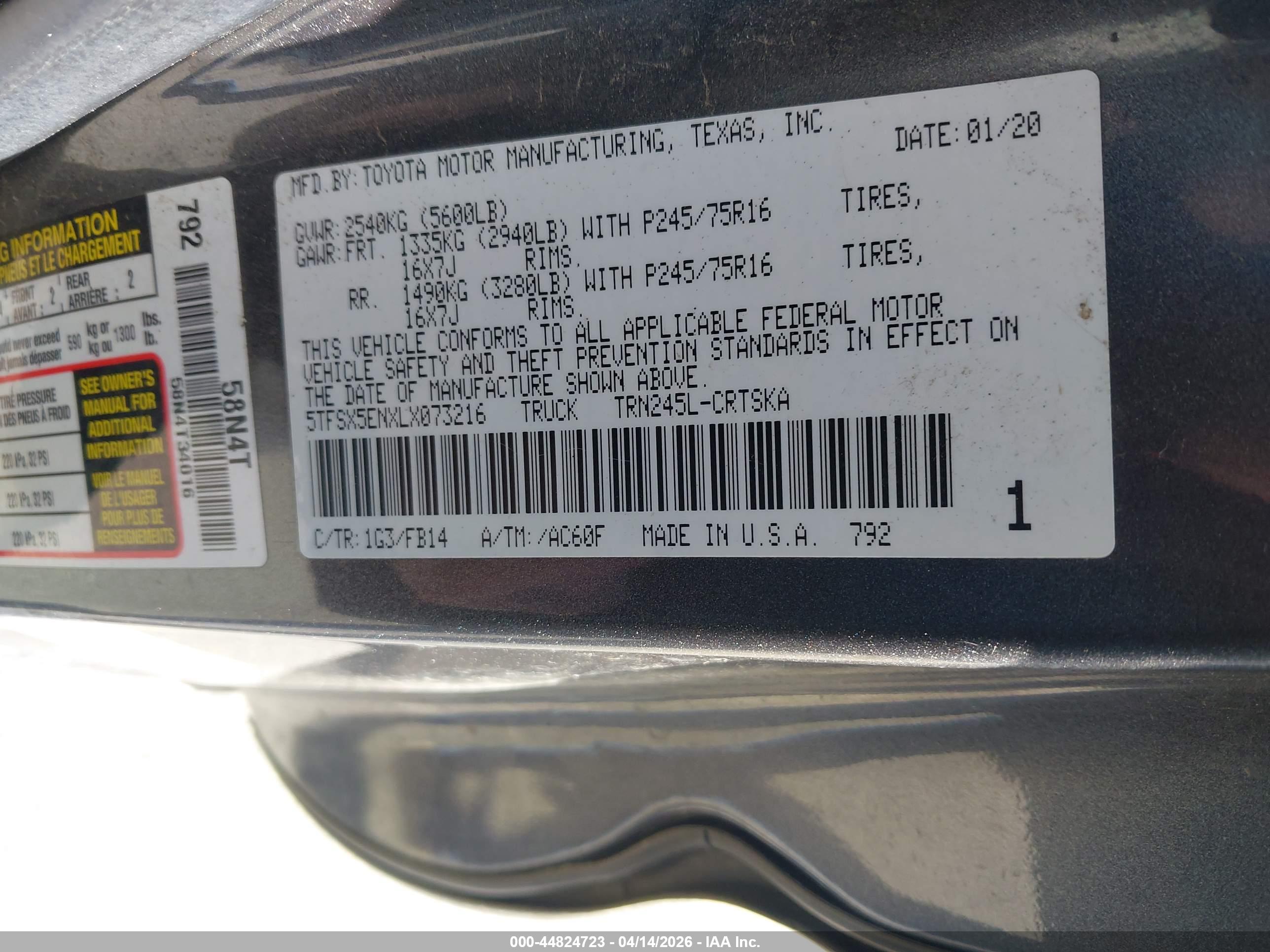 TOYOTA TACOMA image 9
