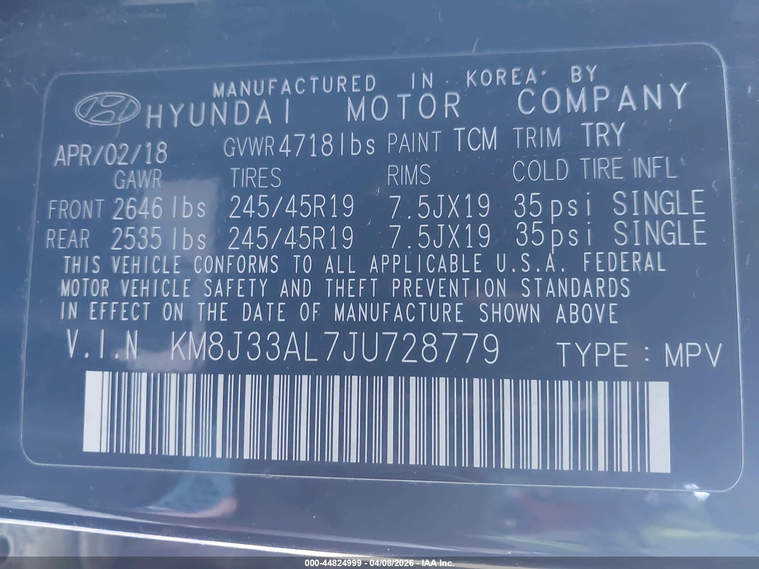 HYUNDAI TUCSON image 9