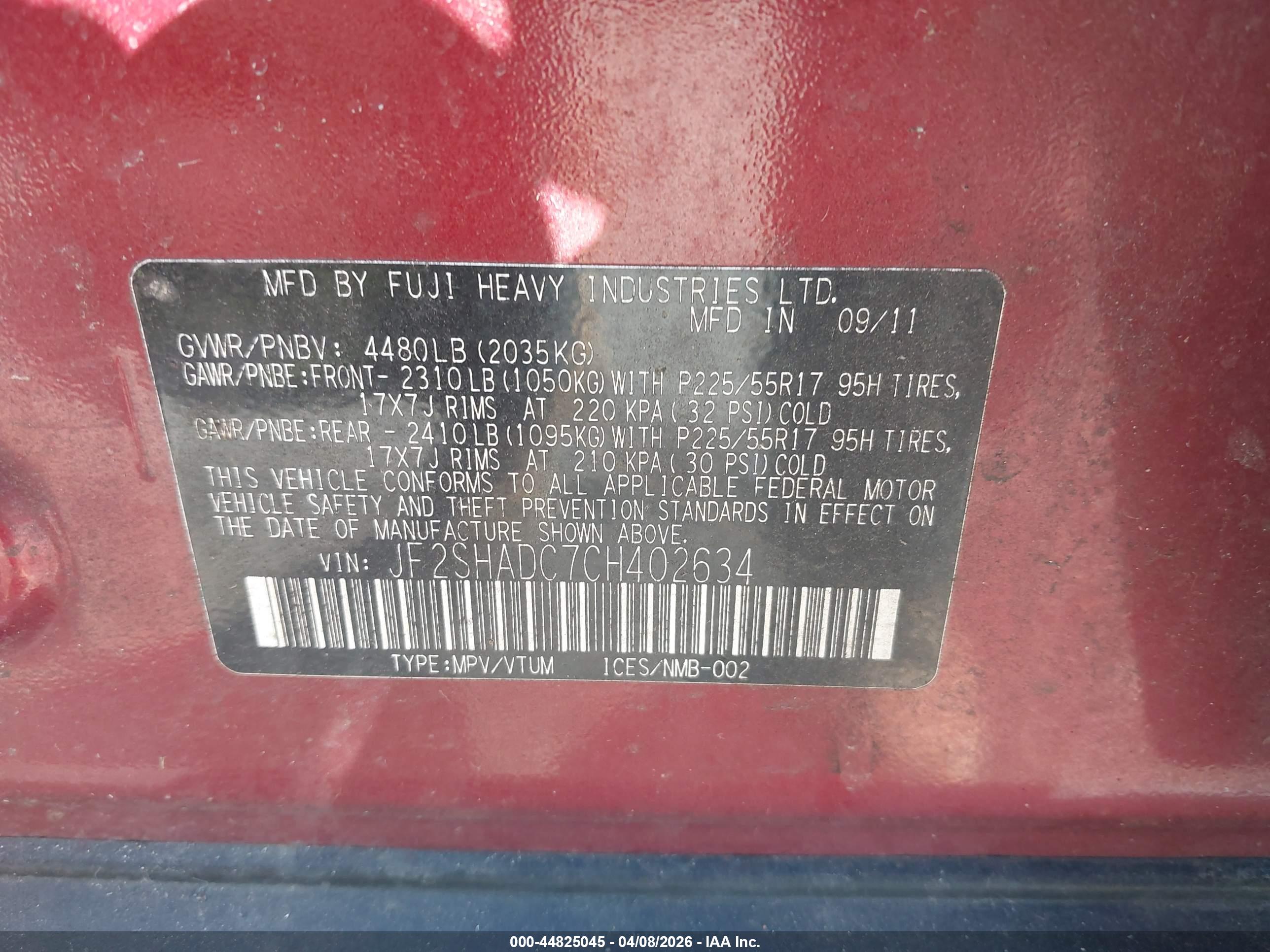SUBARU FORESTER image 9