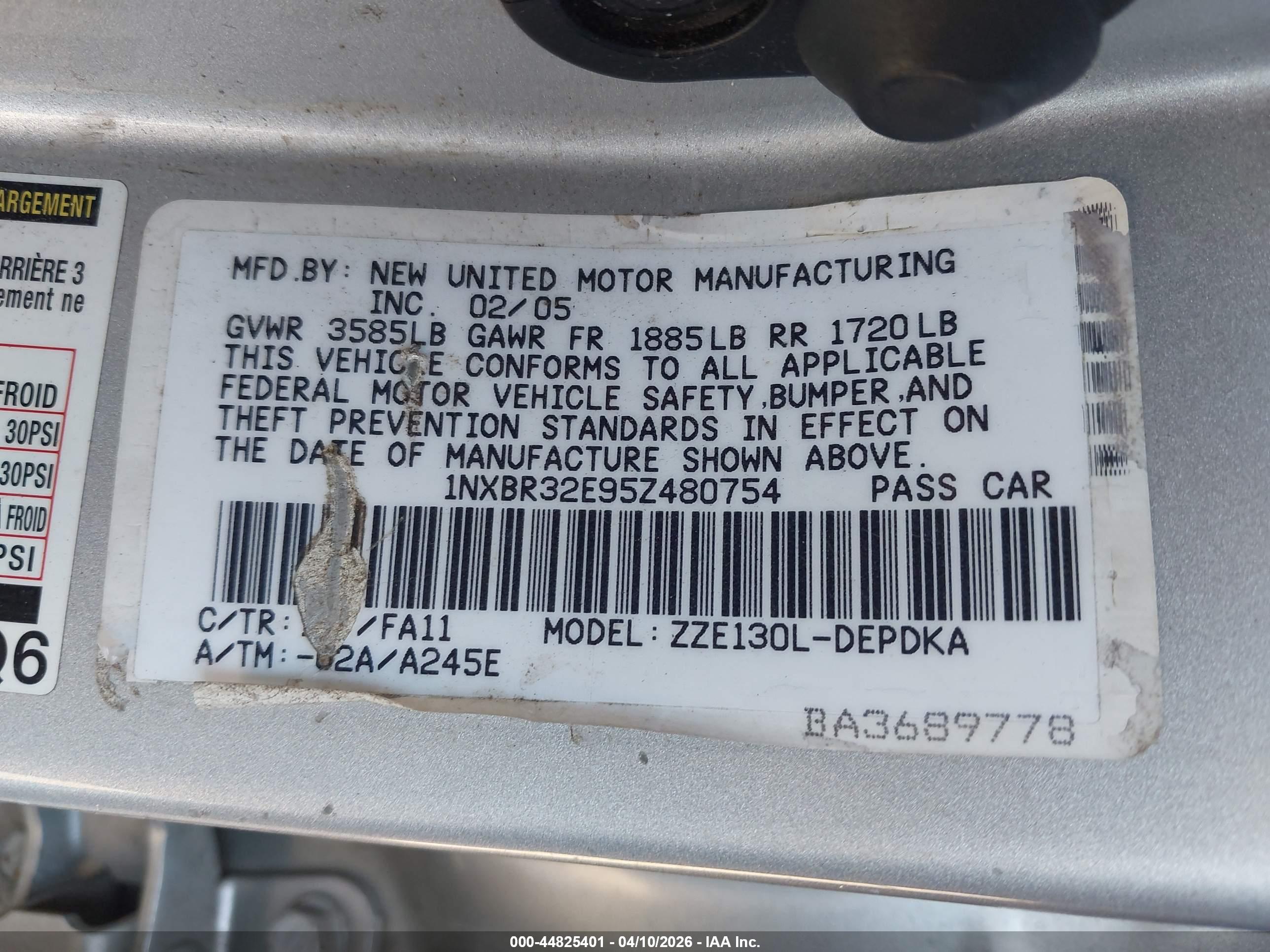 TOYOTA COROLLA image 9