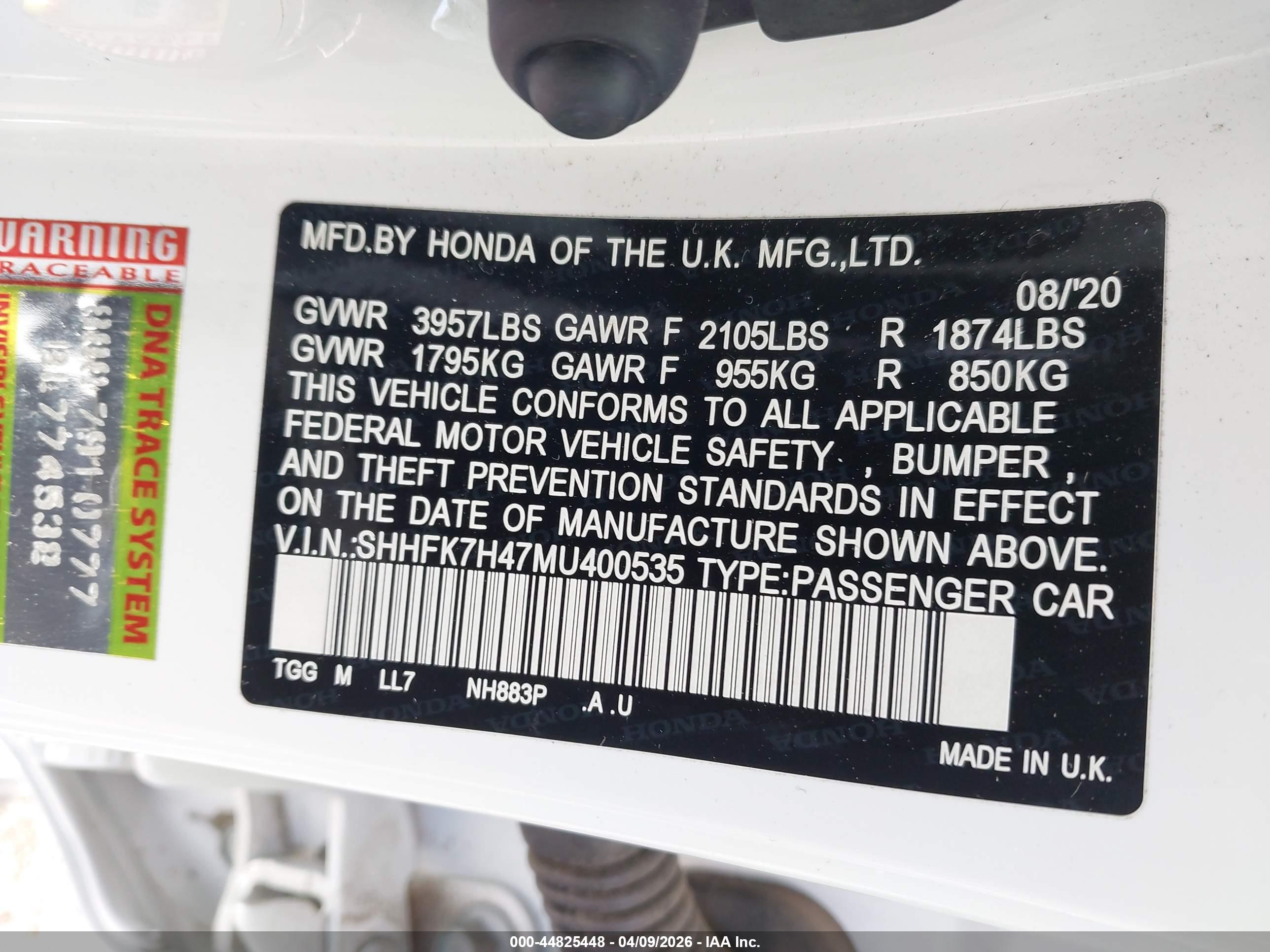 HONDA CIVIC image 9