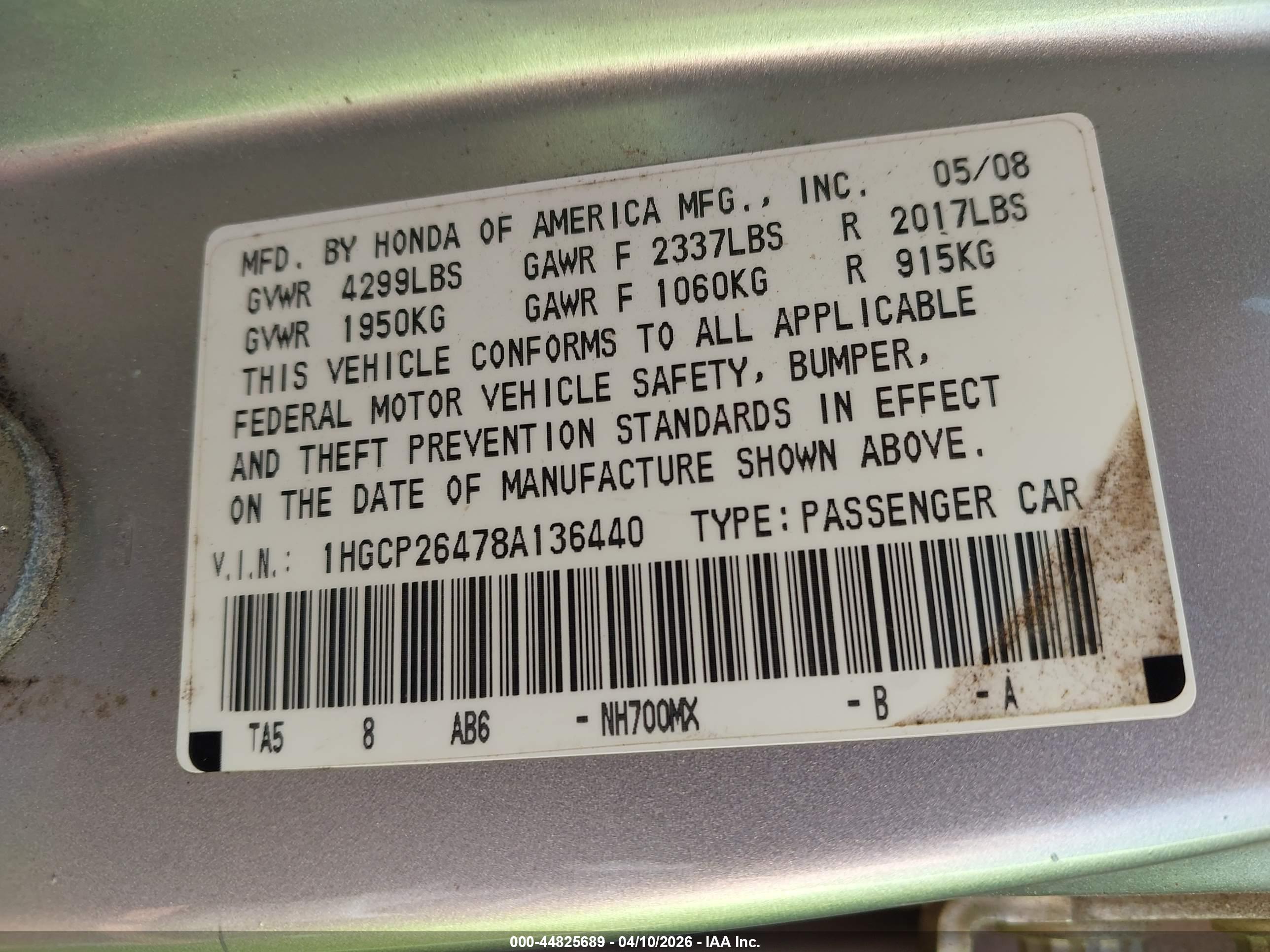 HONDA ACCORD image 9