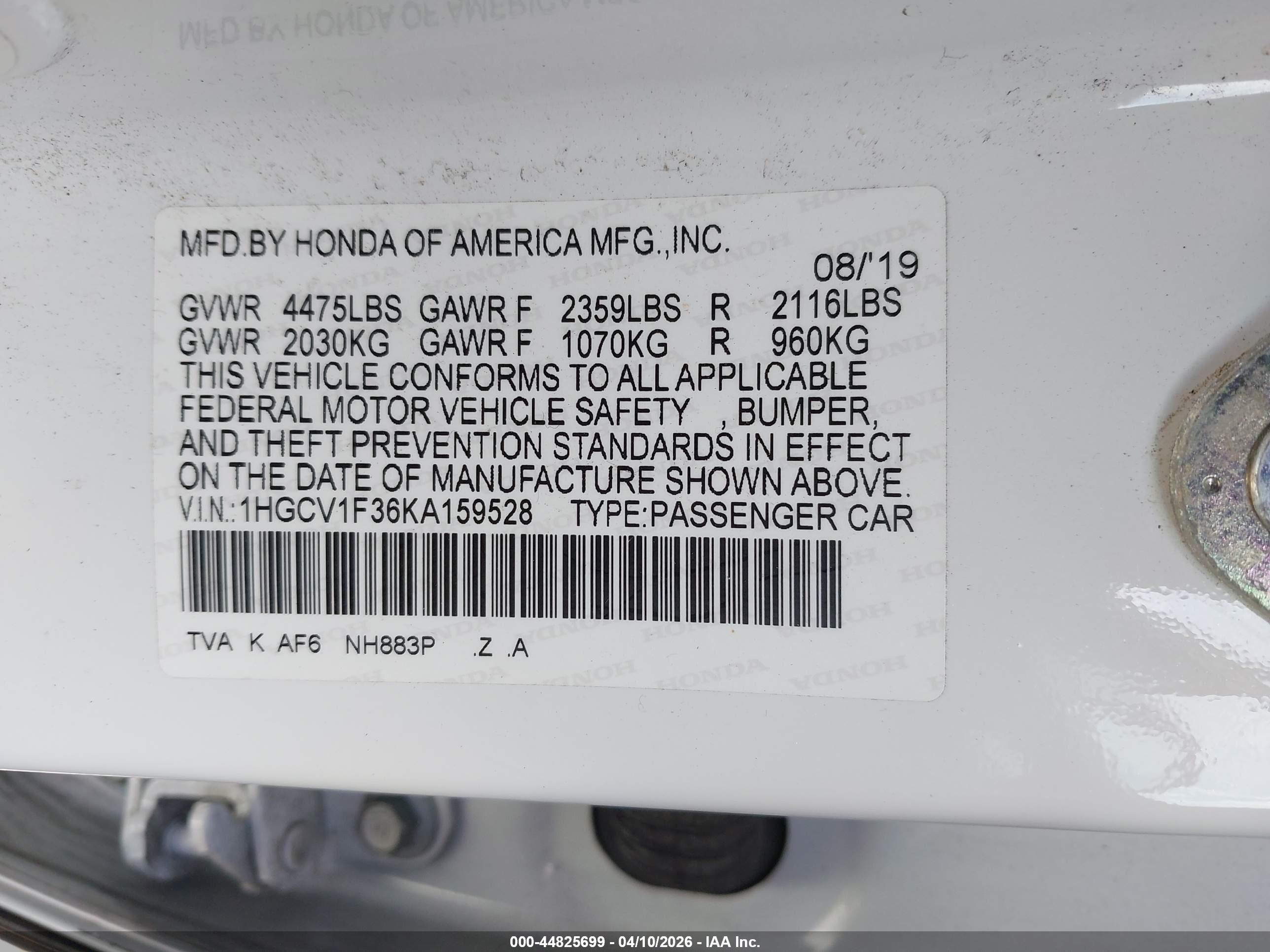 HONDA ACCORD image 9
