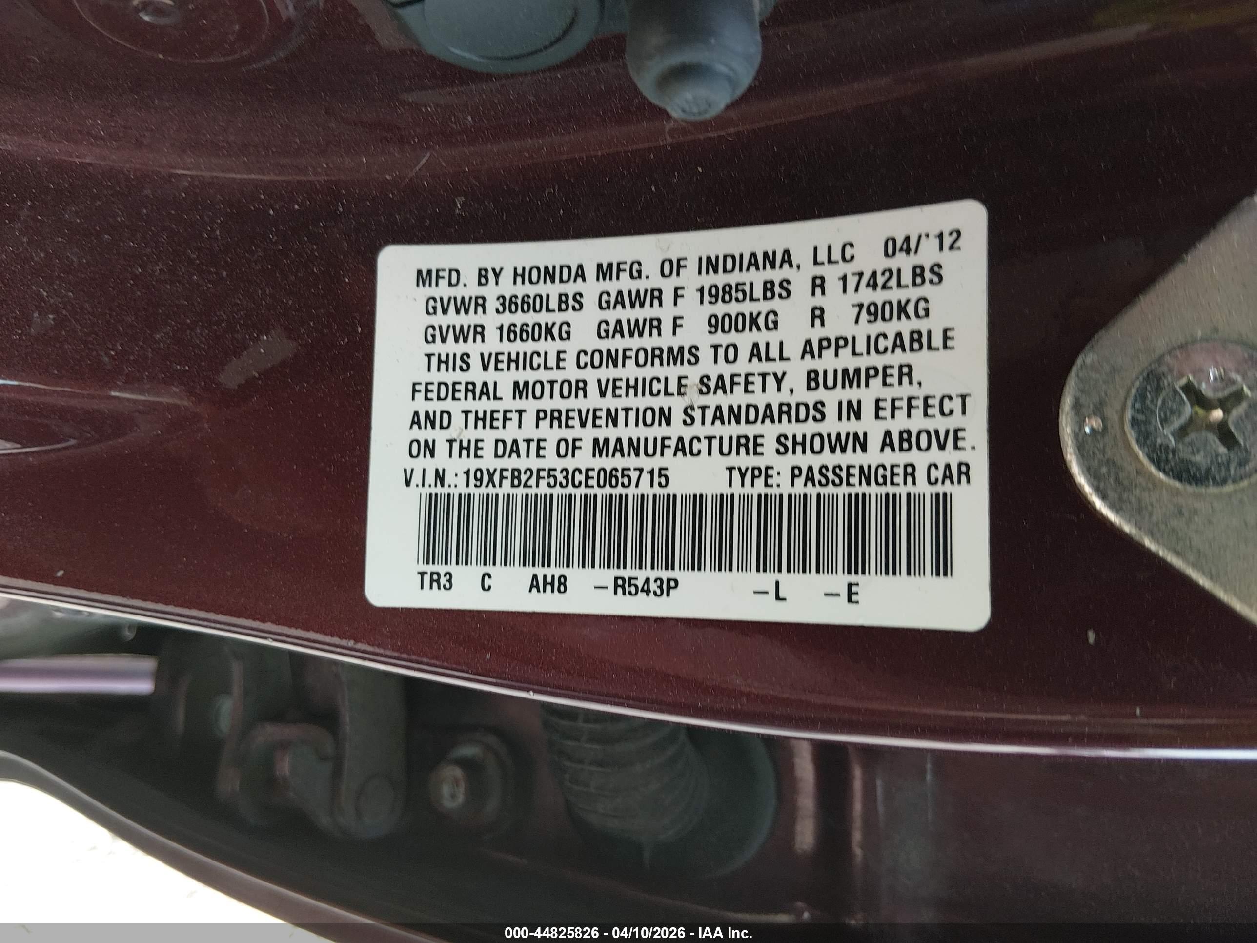 HONDA CIVIC image 9