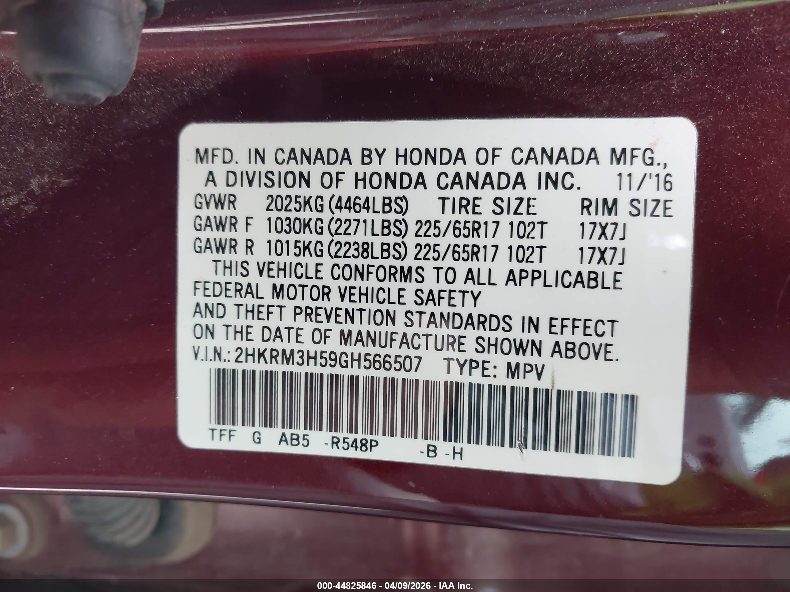 HONDA CR-V image 9