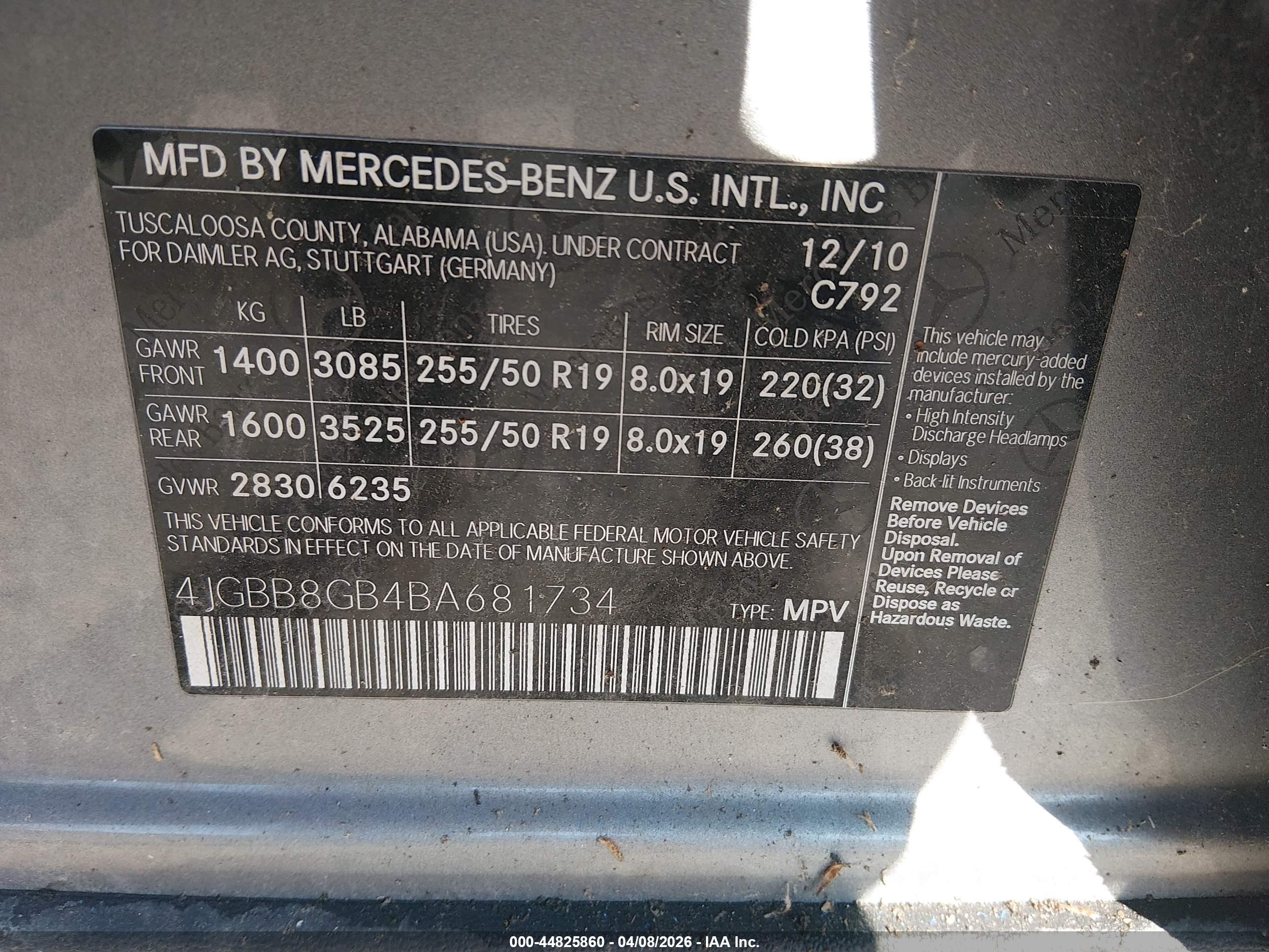 MERCEDES-BENZ ML image 9