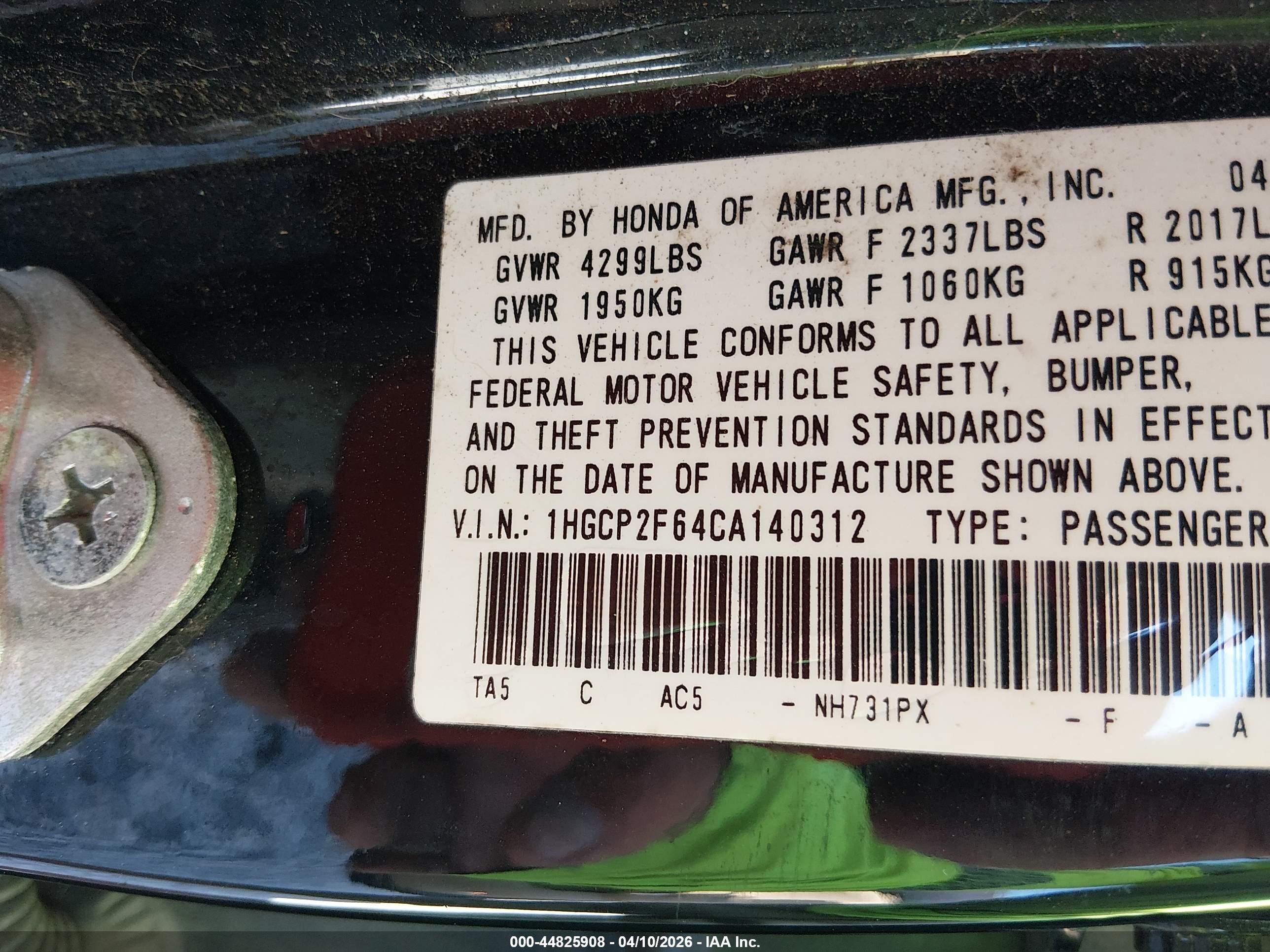 HONDA ACCORD image 9