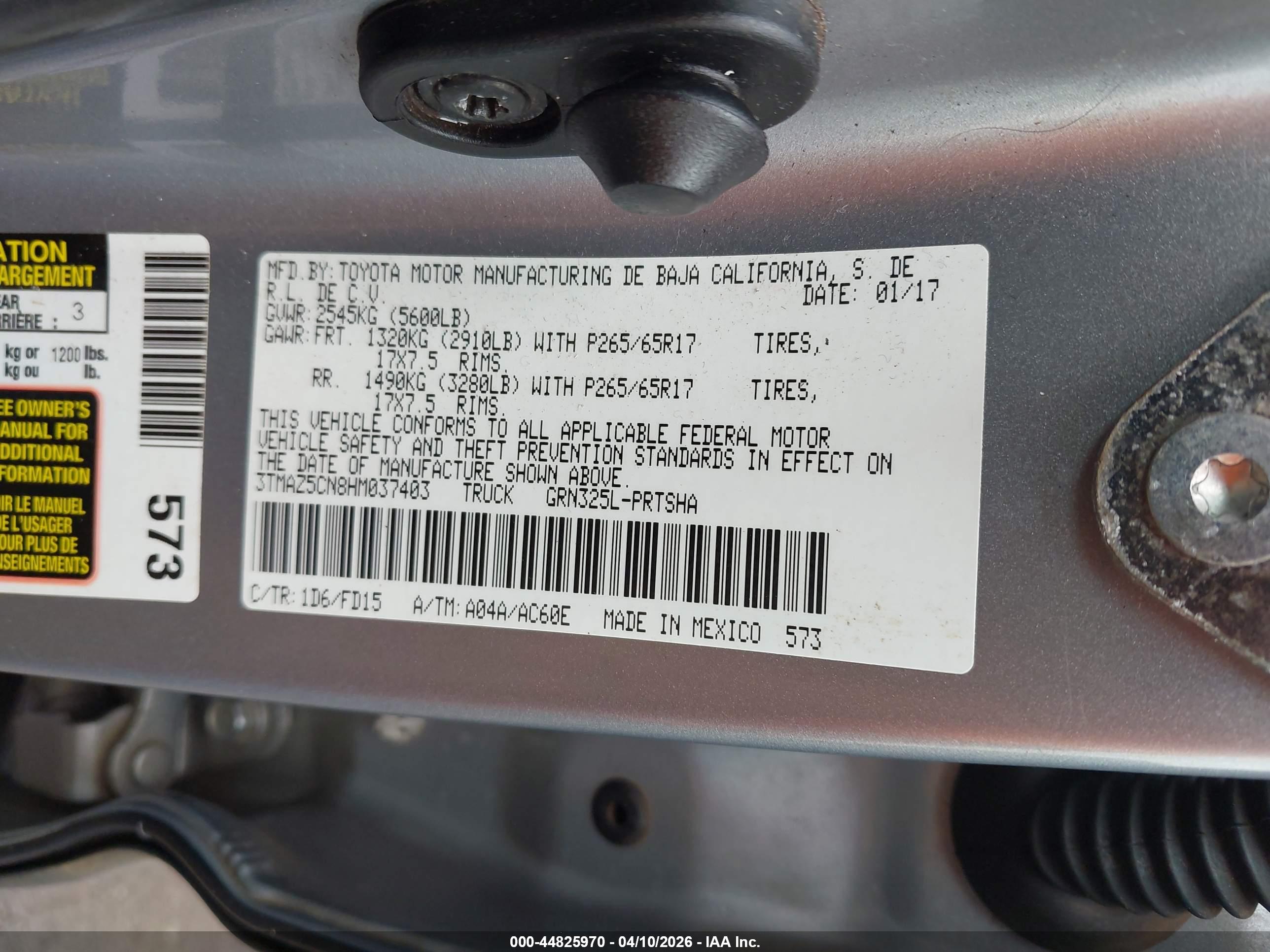 TOYOTA TACOMA image 9