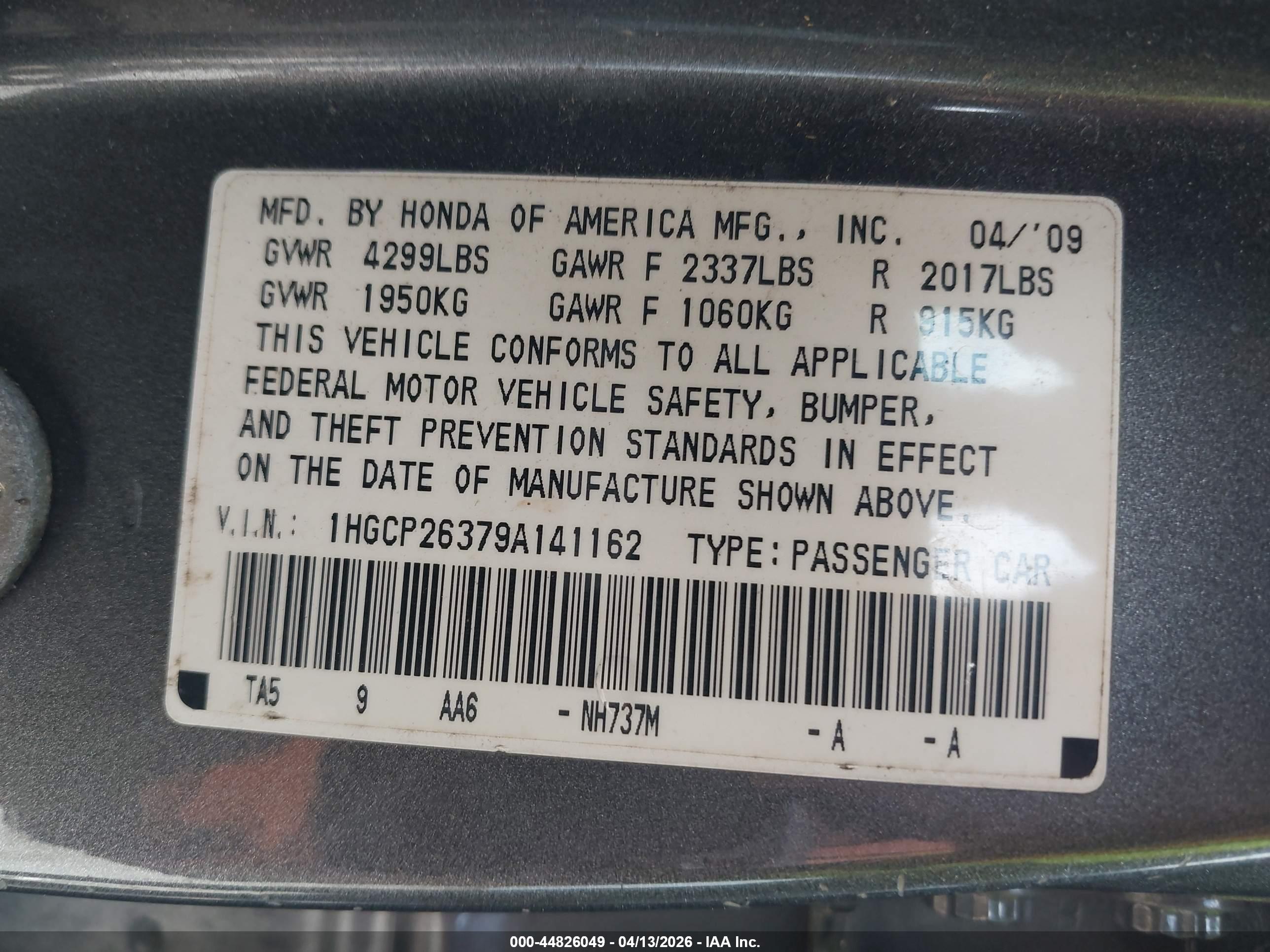 HONDA ACCORD image 9