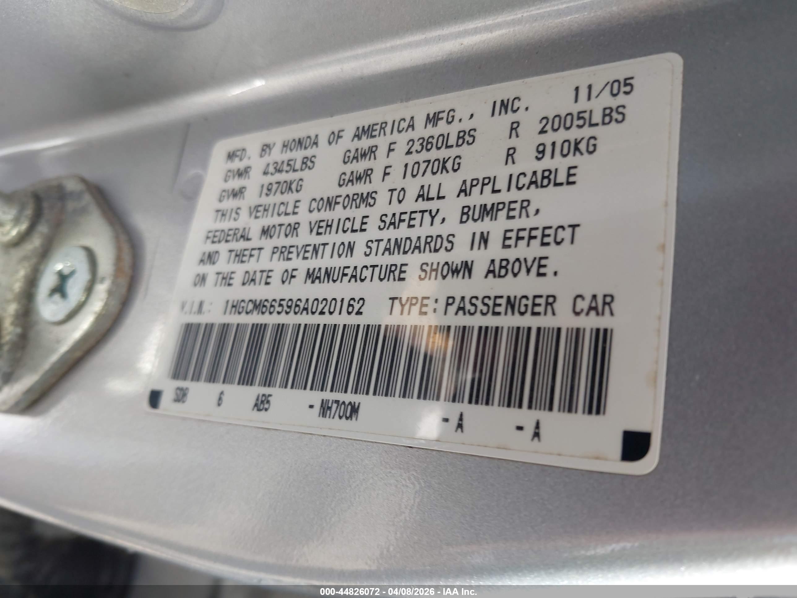 HONDA ACCORD image 9