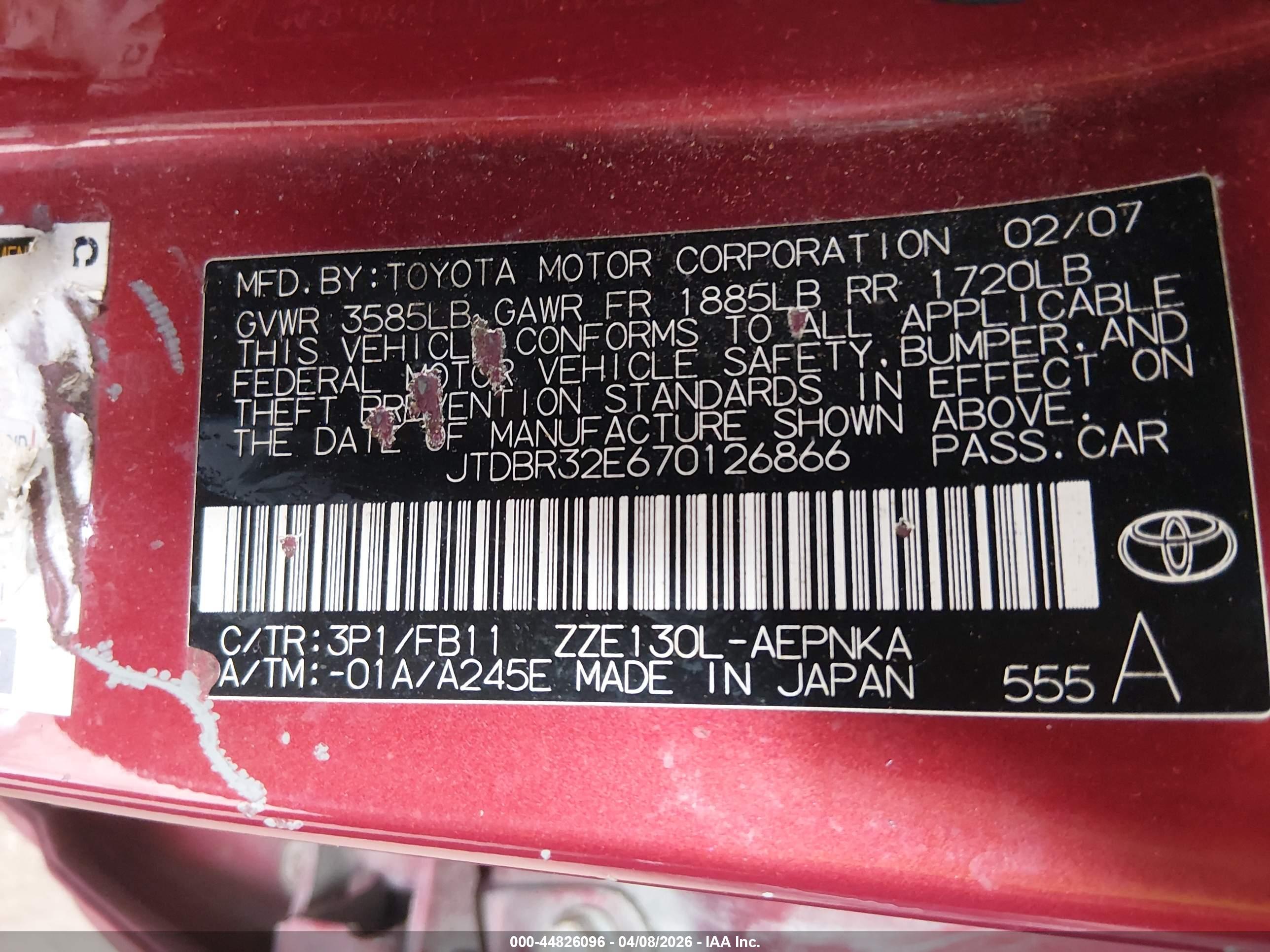 TOYOTA COROLLA image 9