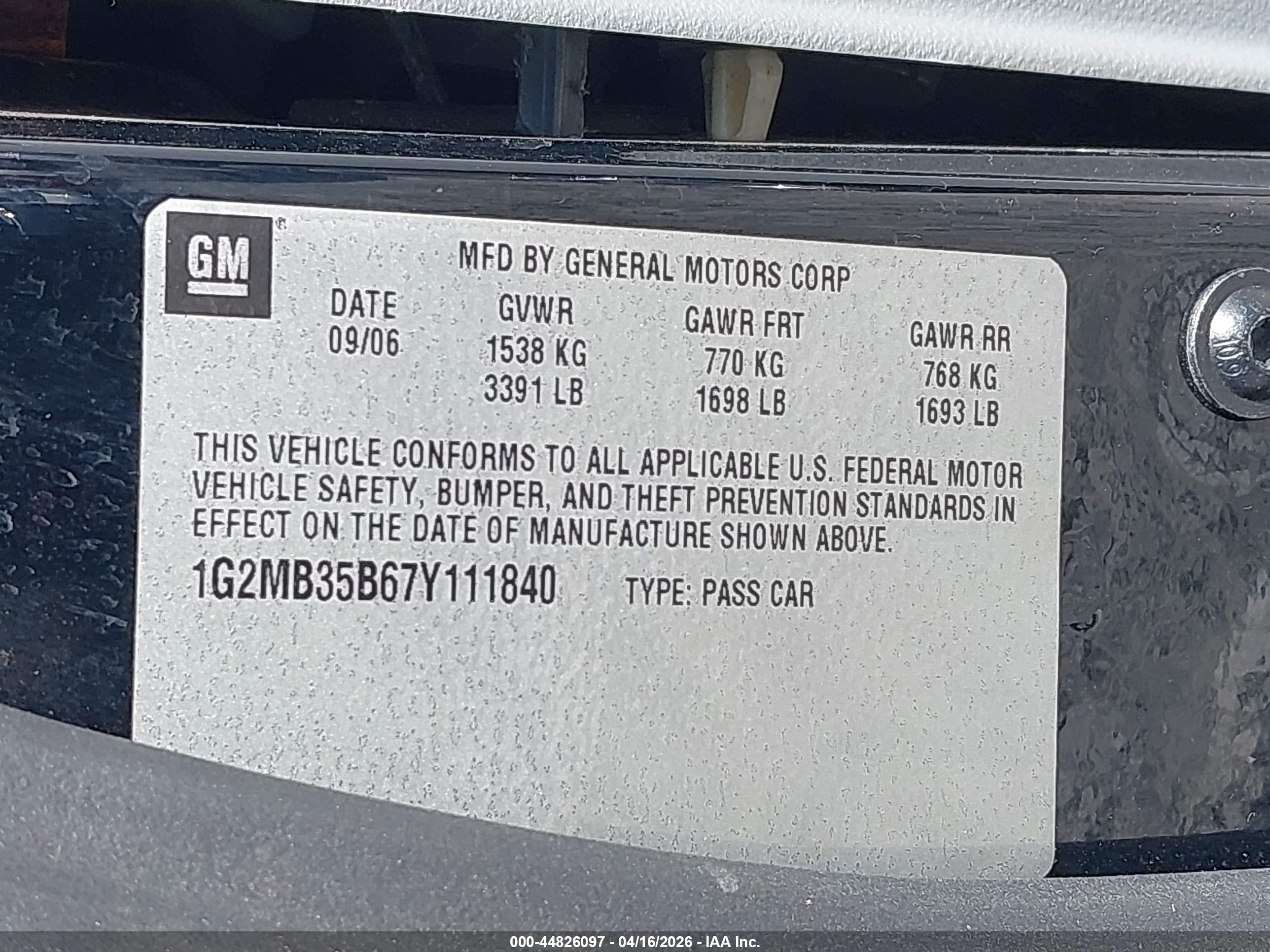 PONTIAC SOLSTICE image 9