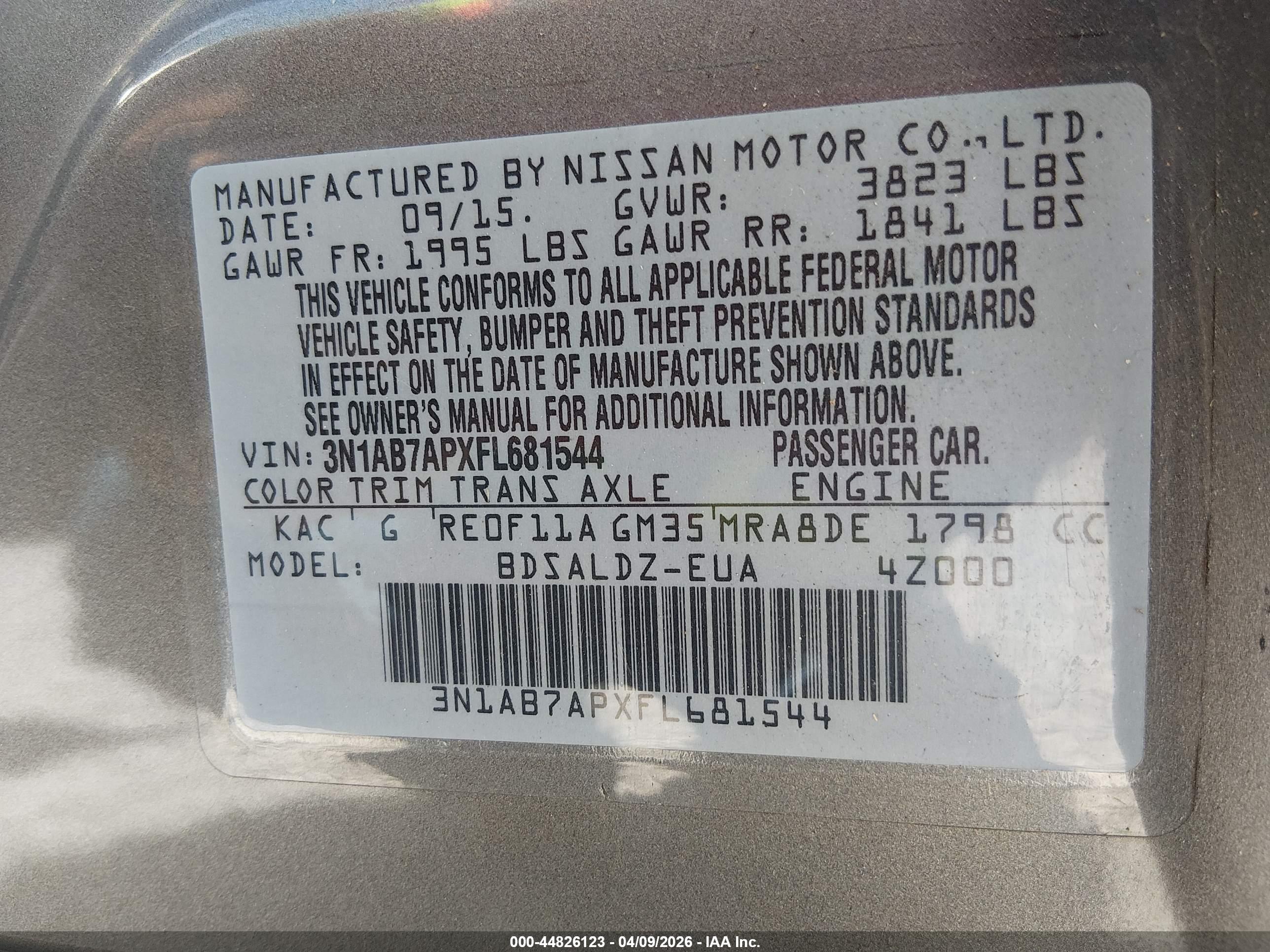 NISSAN SENTRA image 9
