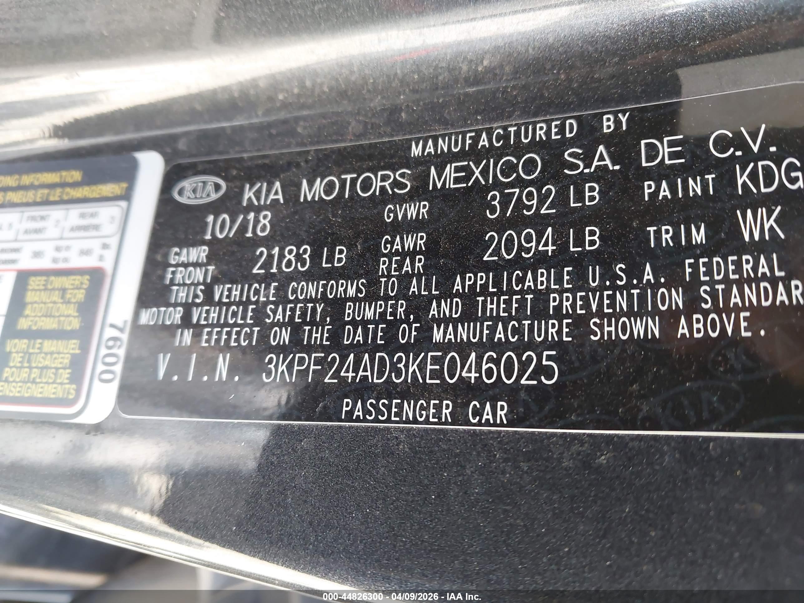 KIA FORTE image 9
