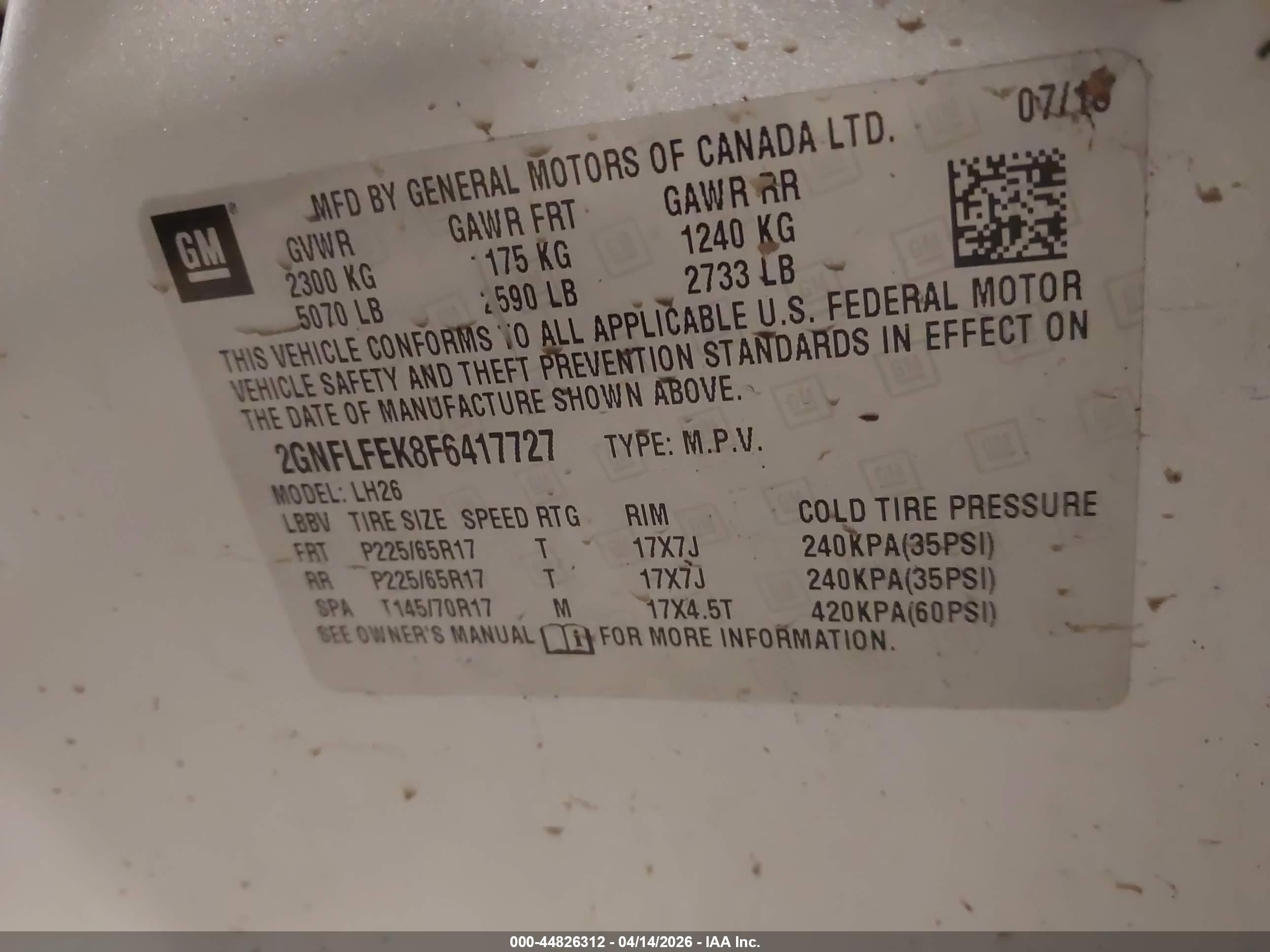 CHEVROLET EQUINOX image 9