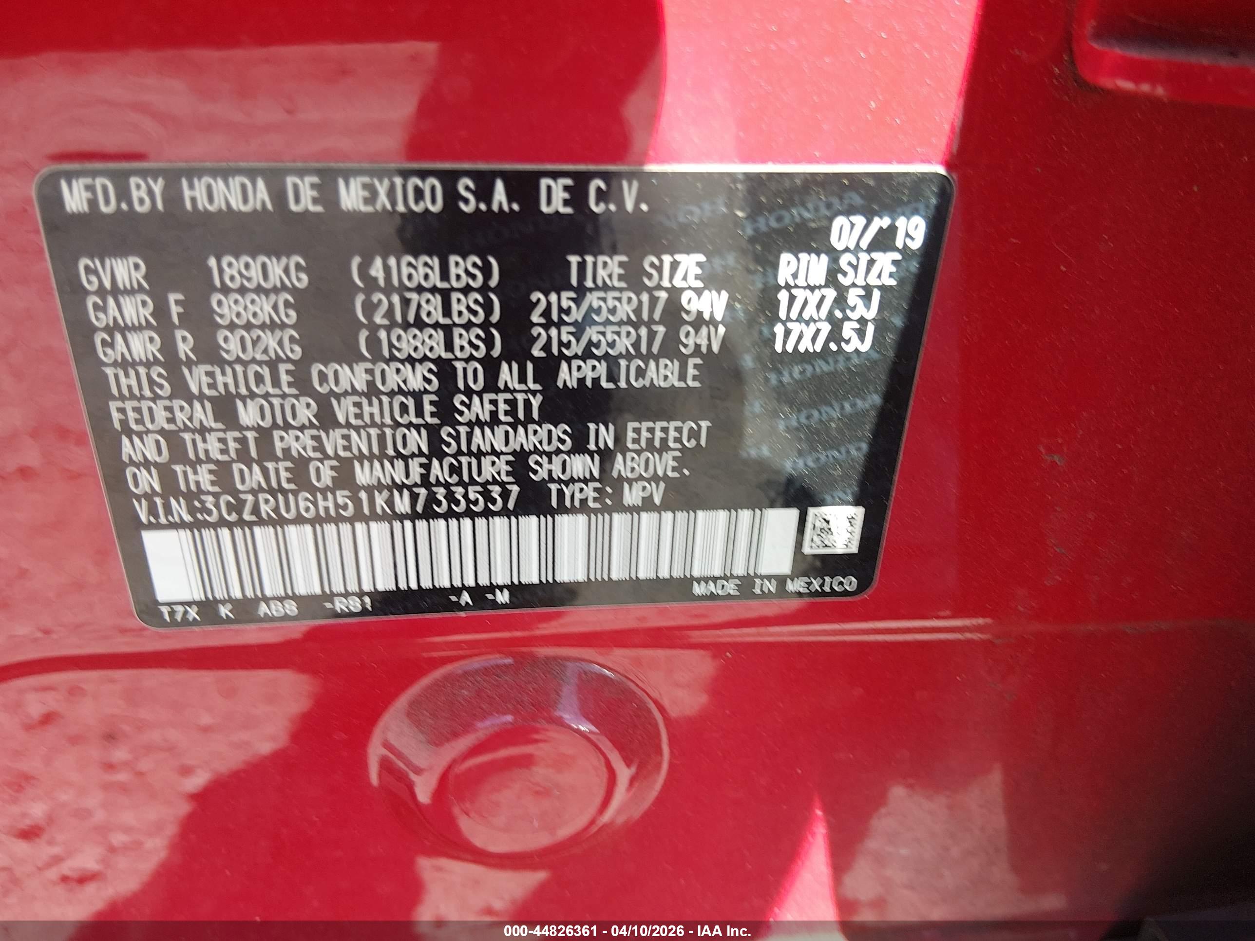 HONDA HR-V image 9