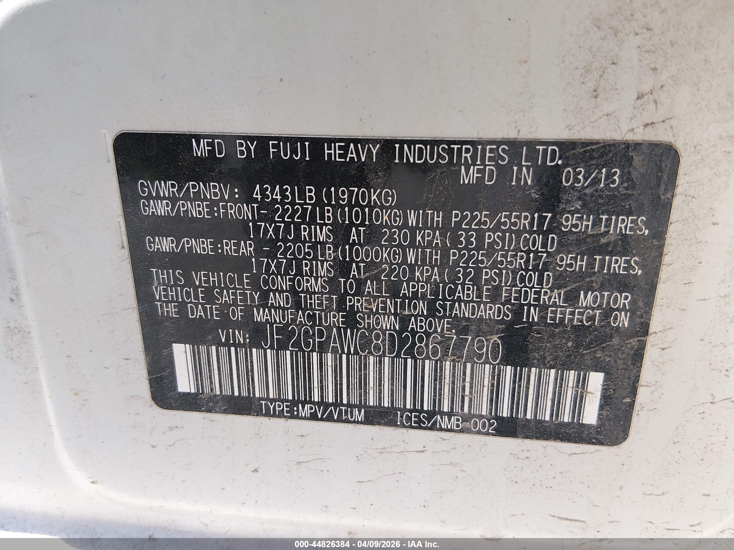 SUBARU XV image 9