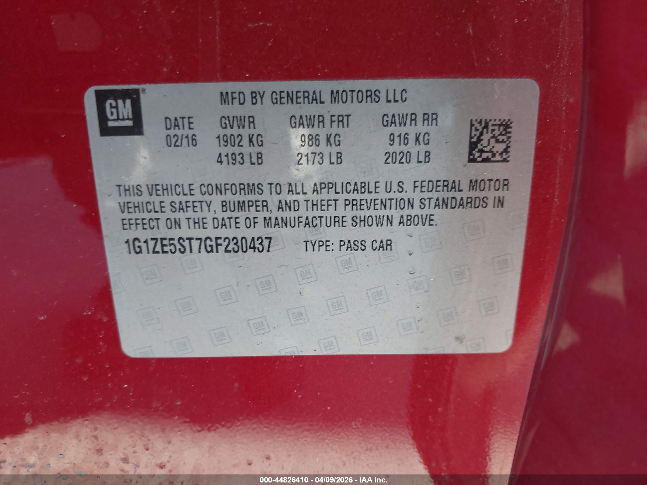 CHEVROLET MALIBU image 9
