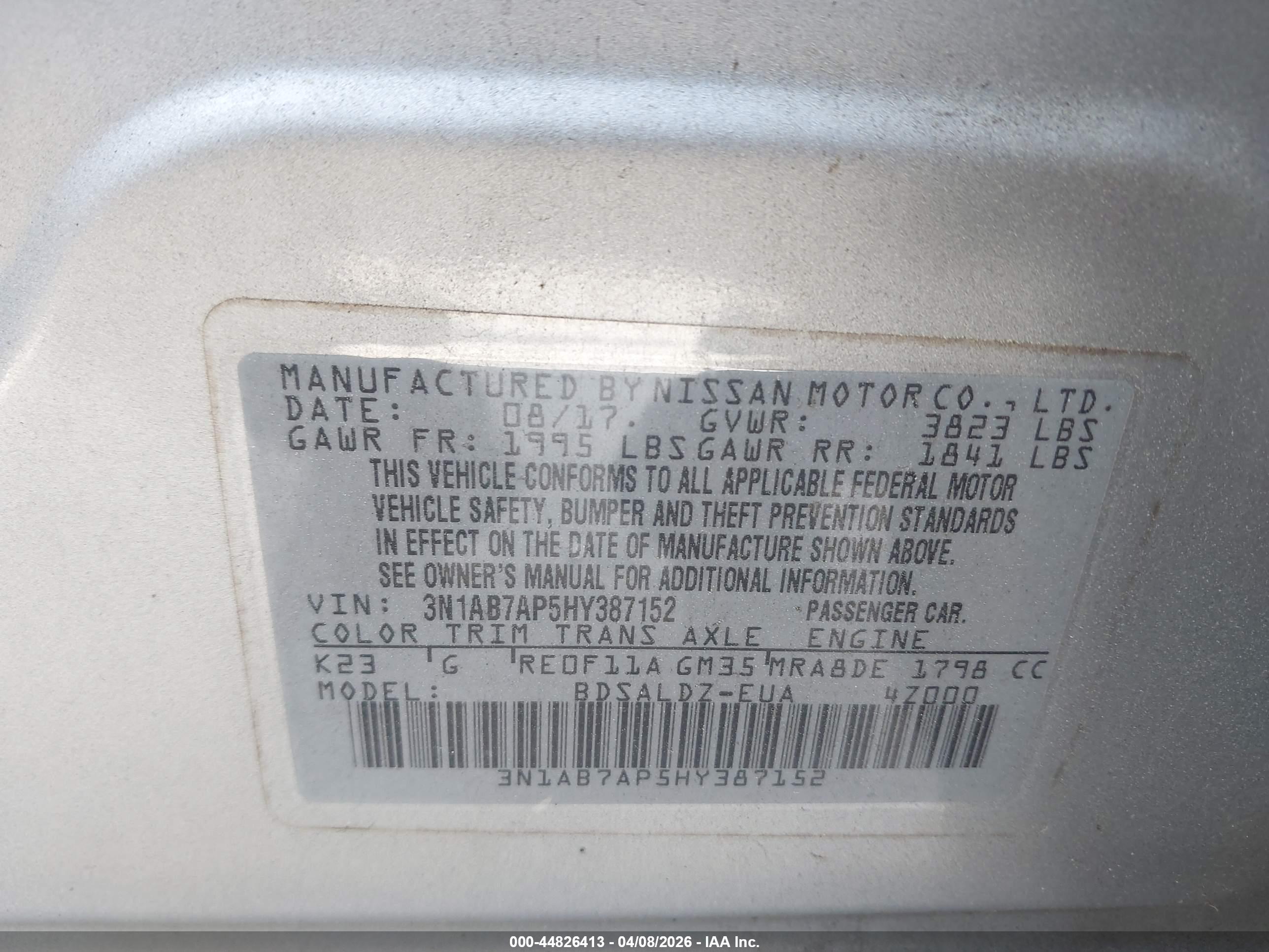 NISSAN SENTRA image 9