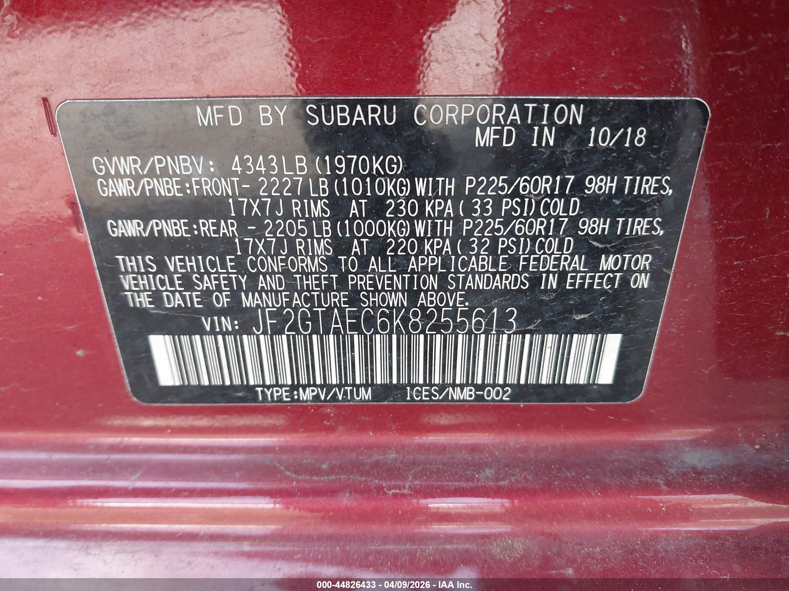 SUBARU CROSSTREK image 9