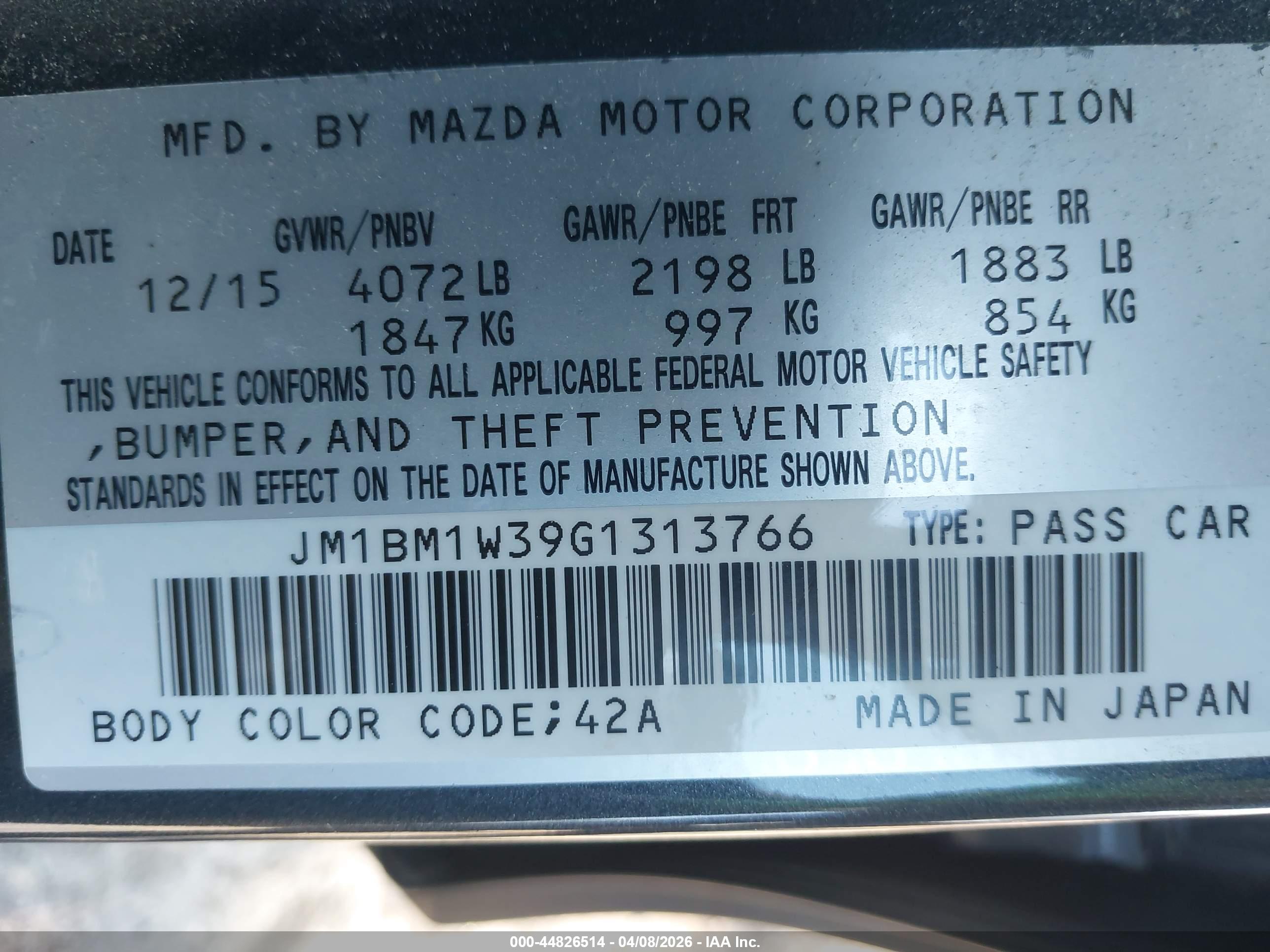 MAZDA MAZDA3 image 9