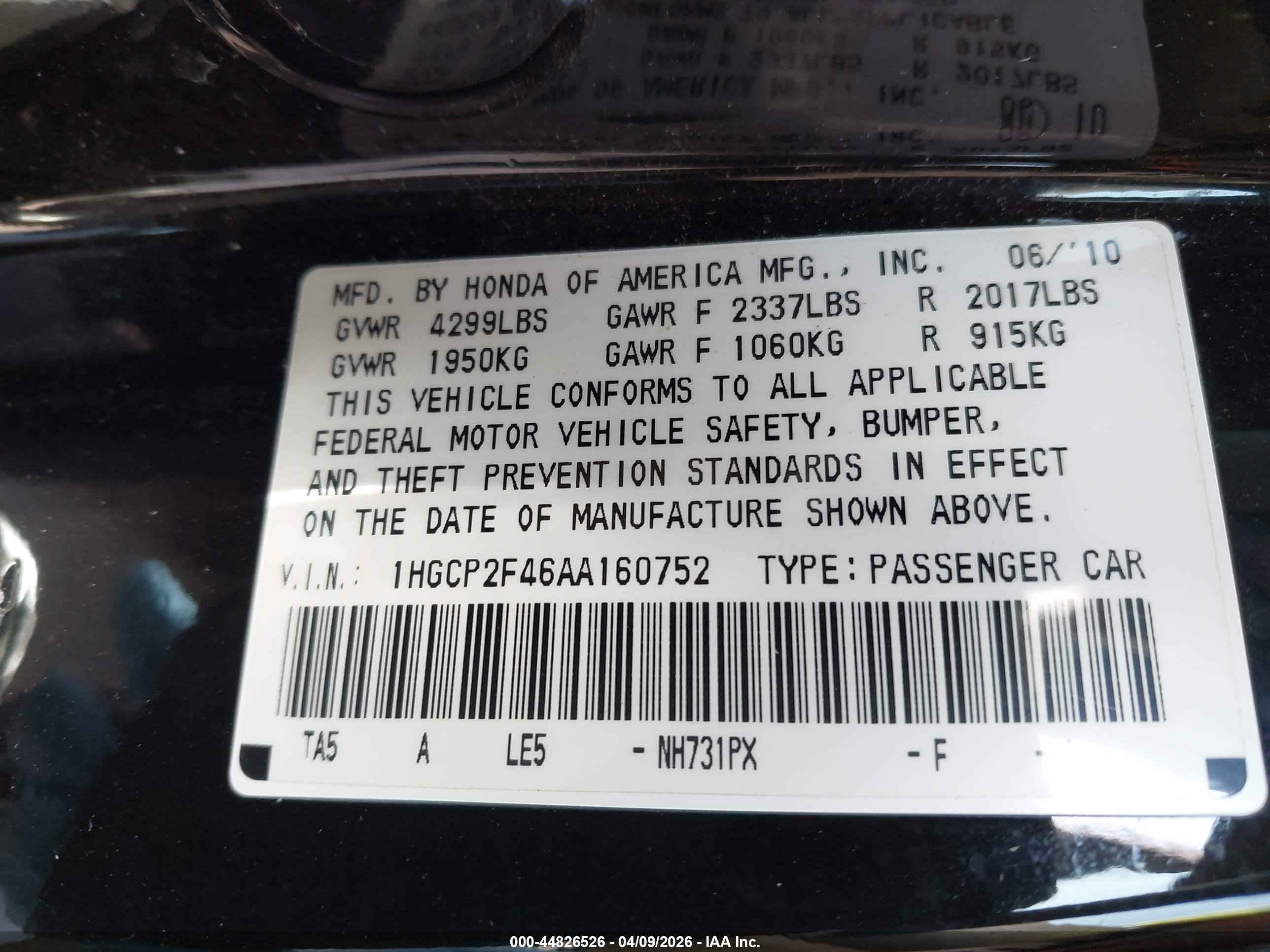HONDA ACCORD image 9