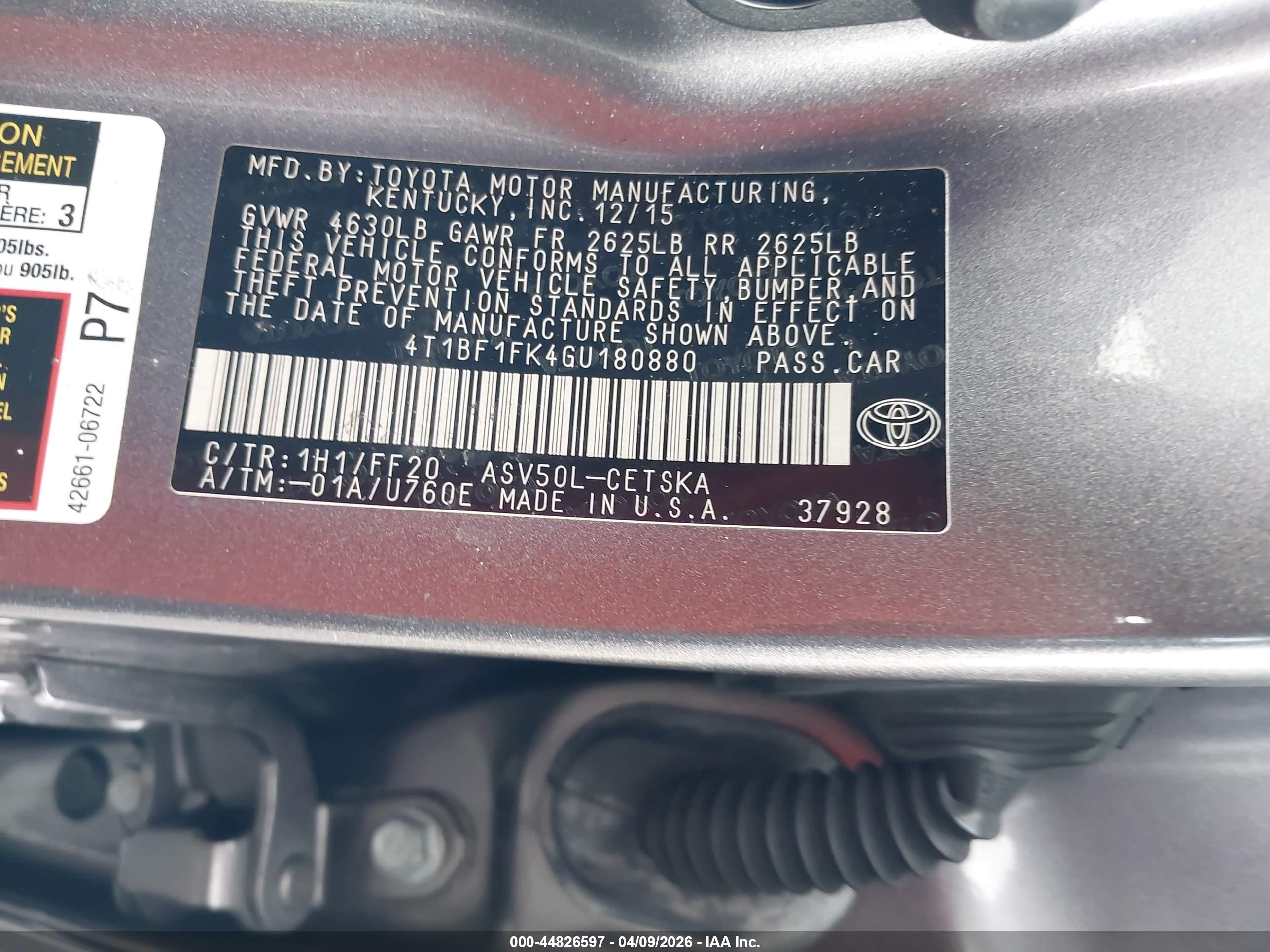 TOYOTA CAMRY image 9