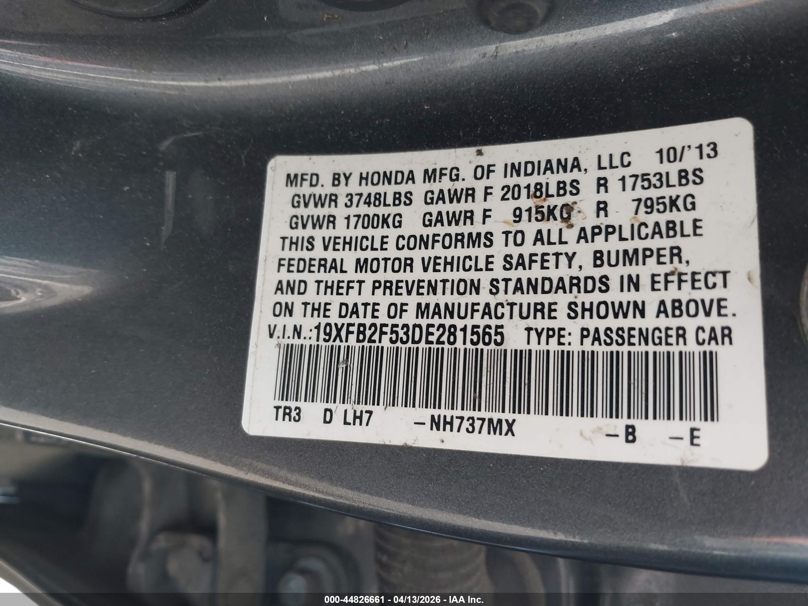 HONDA CIVIC image 9
