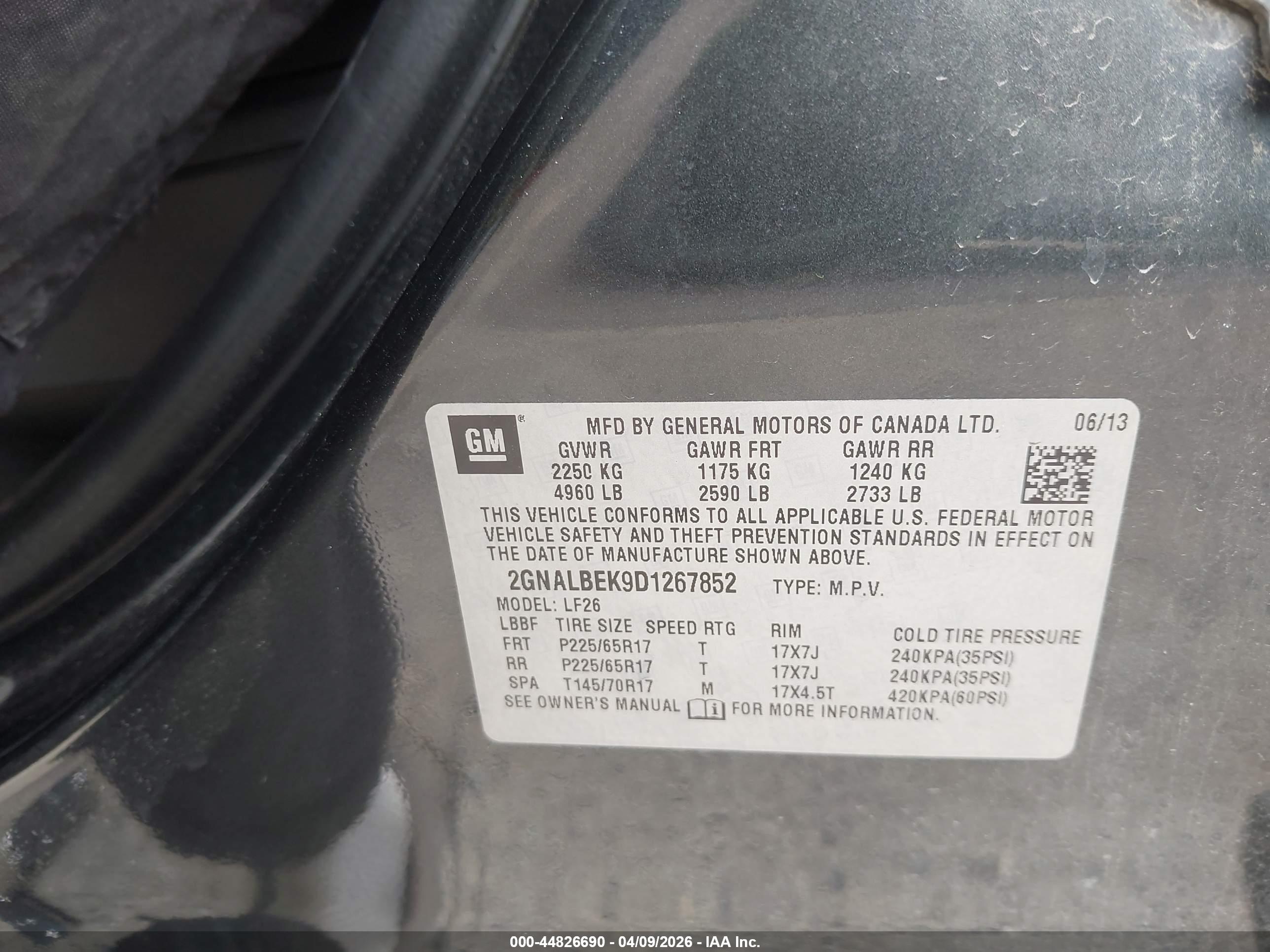 CHEVROLET EQUINOX image 9