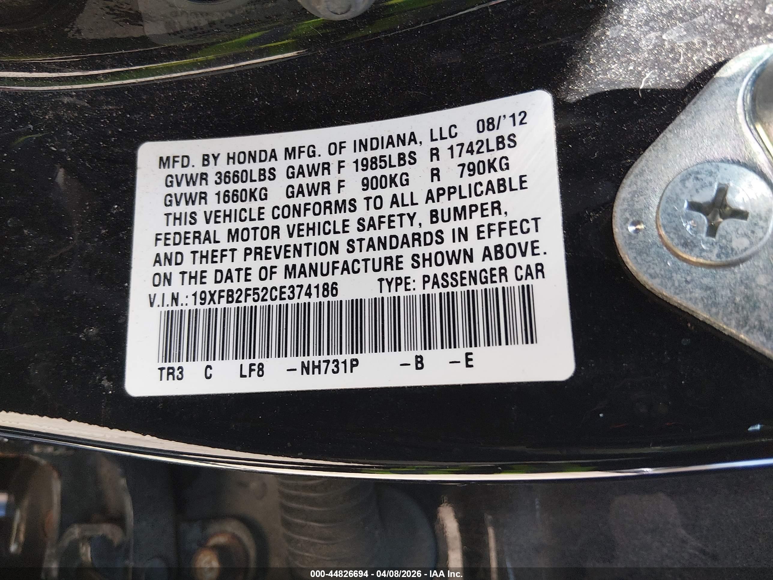 HONDA CIVIC image 9